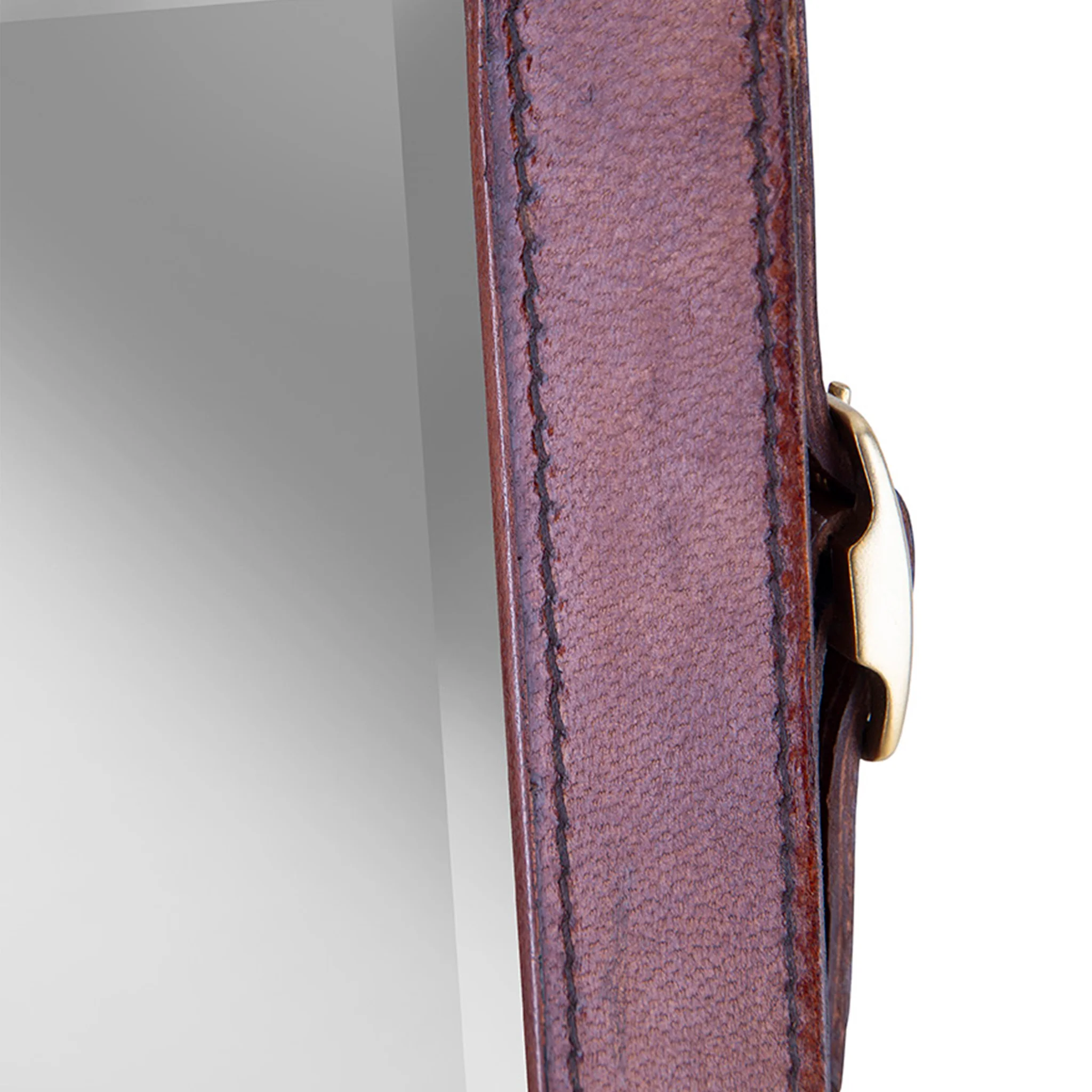 Valdora Leather Hanging Mirror Set - Image 7