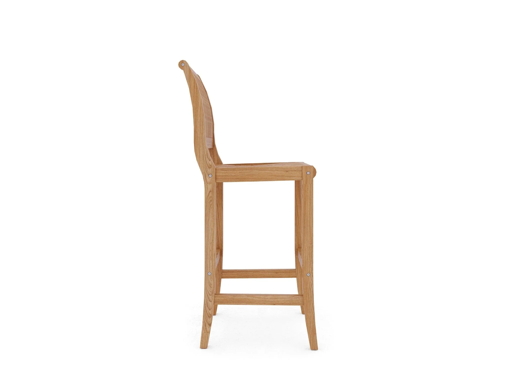 Valdoria Teak Barstool - Image 3