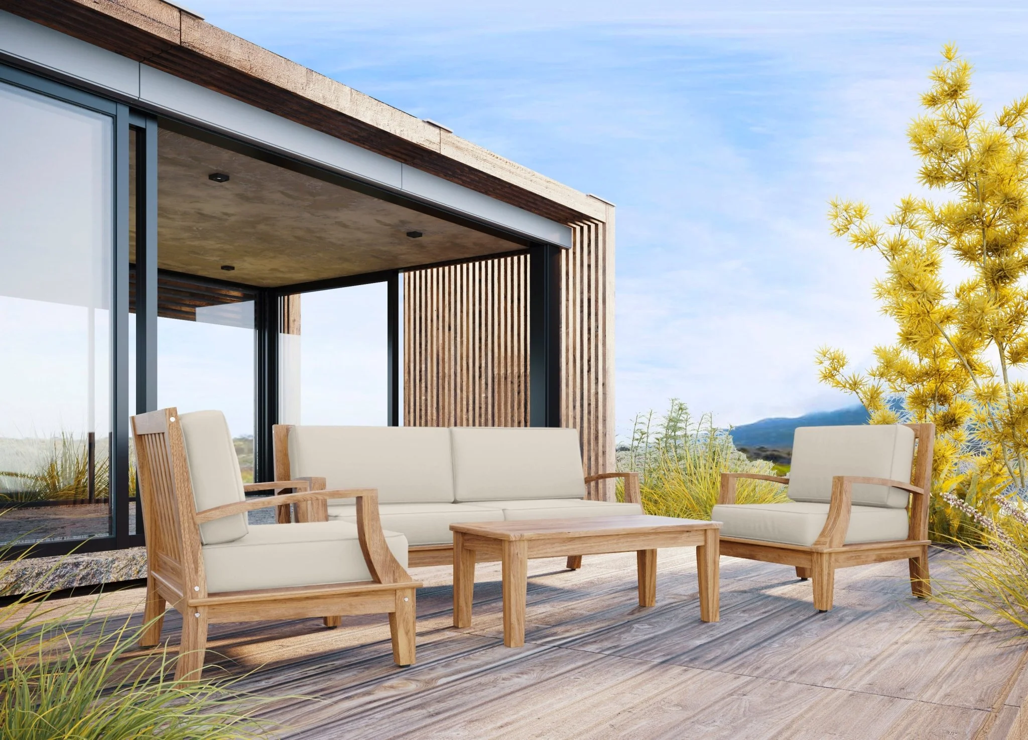Valenico Teak Lounge Chair - Image 3