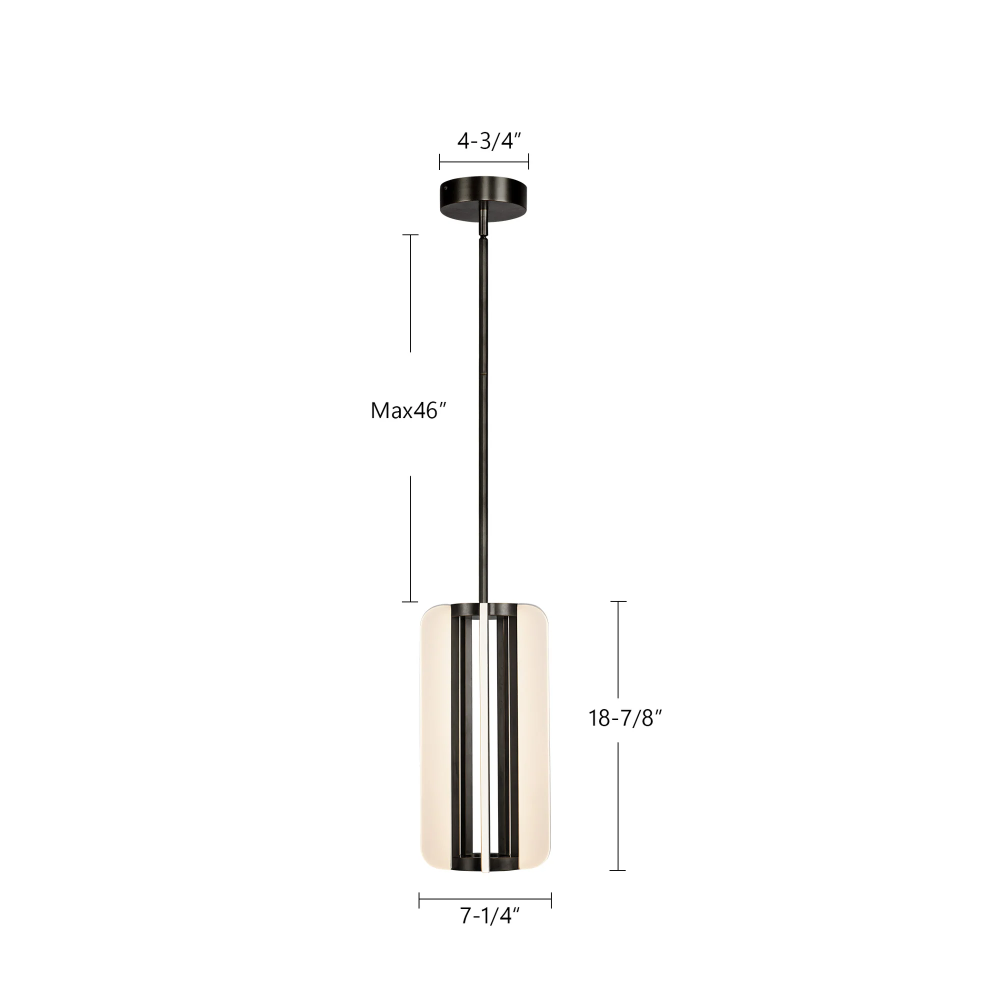 Valora Metal Frame Pendant - Image 2