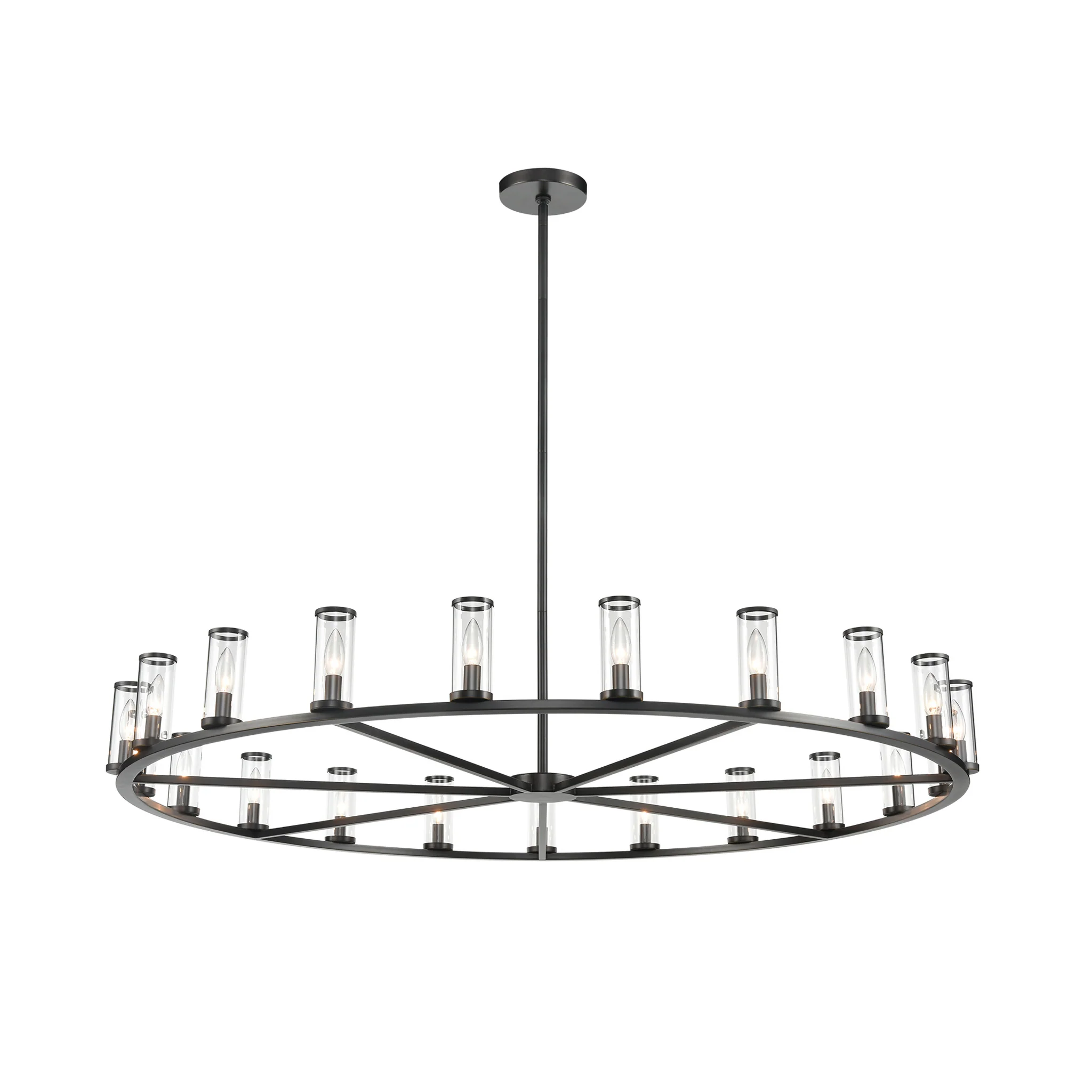Valoren Glass Ring Chandelier