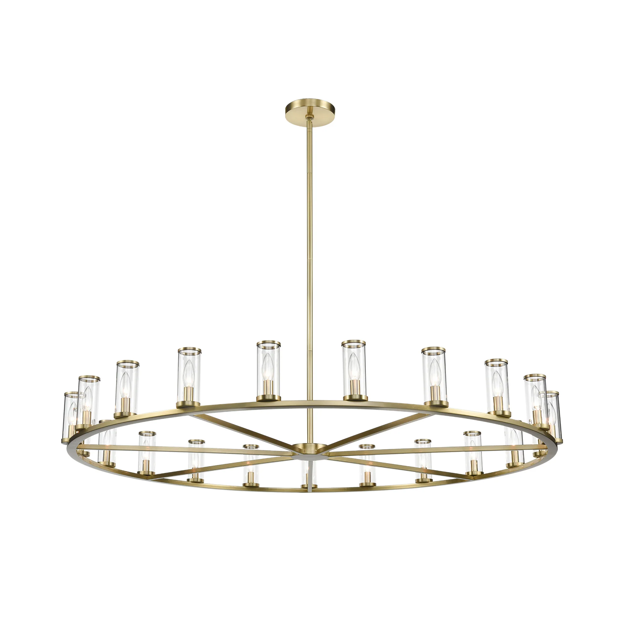 Valoren Glass Ring Chandelier - Image 6