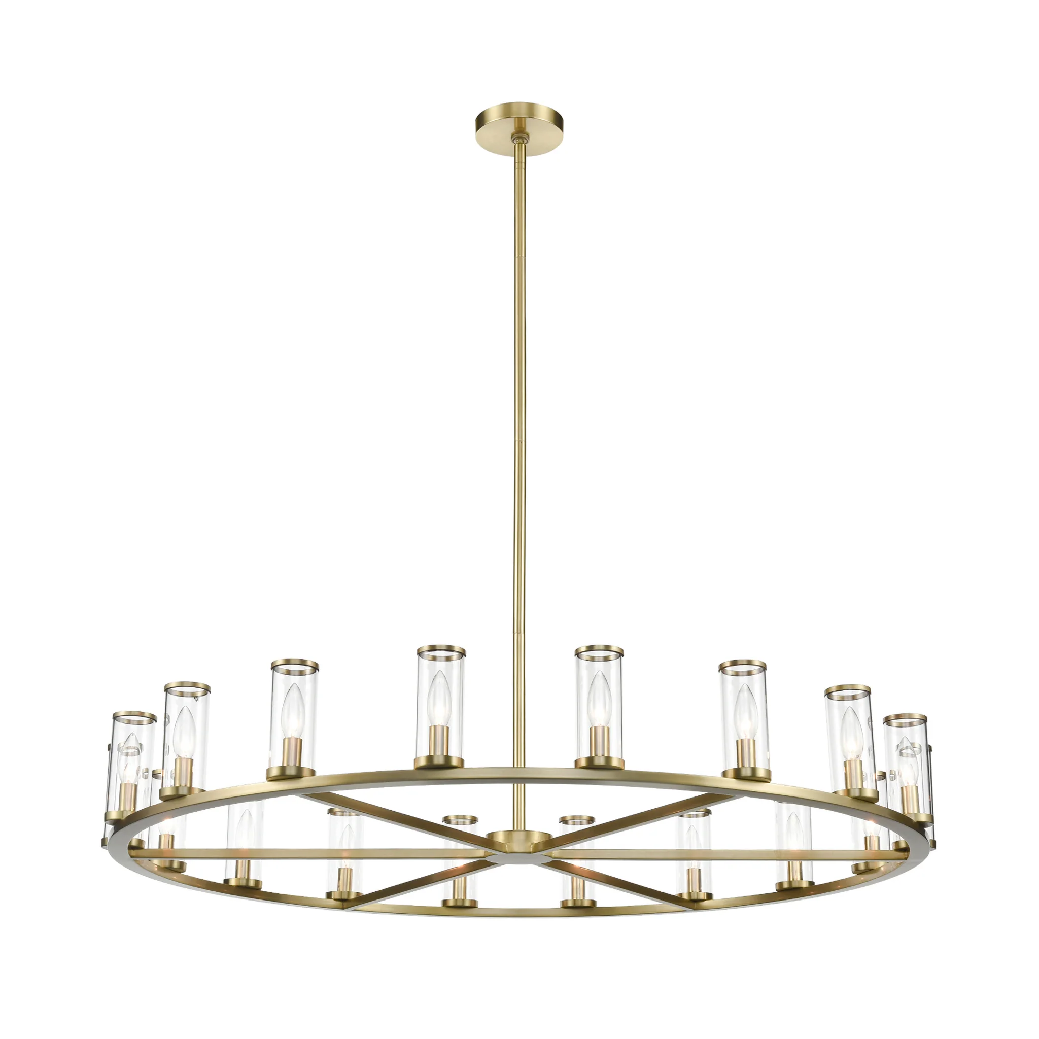 Valoren Glass Ring Chandelier - Image 7
