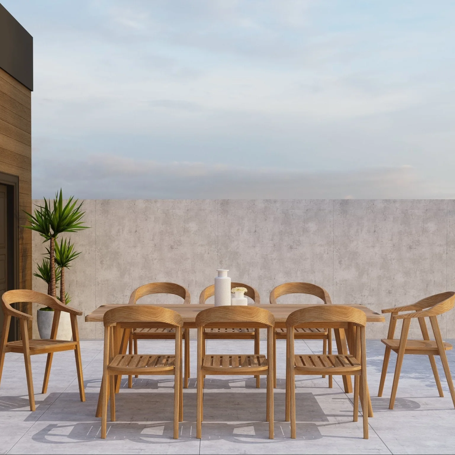 Varelli Teak Dining Table