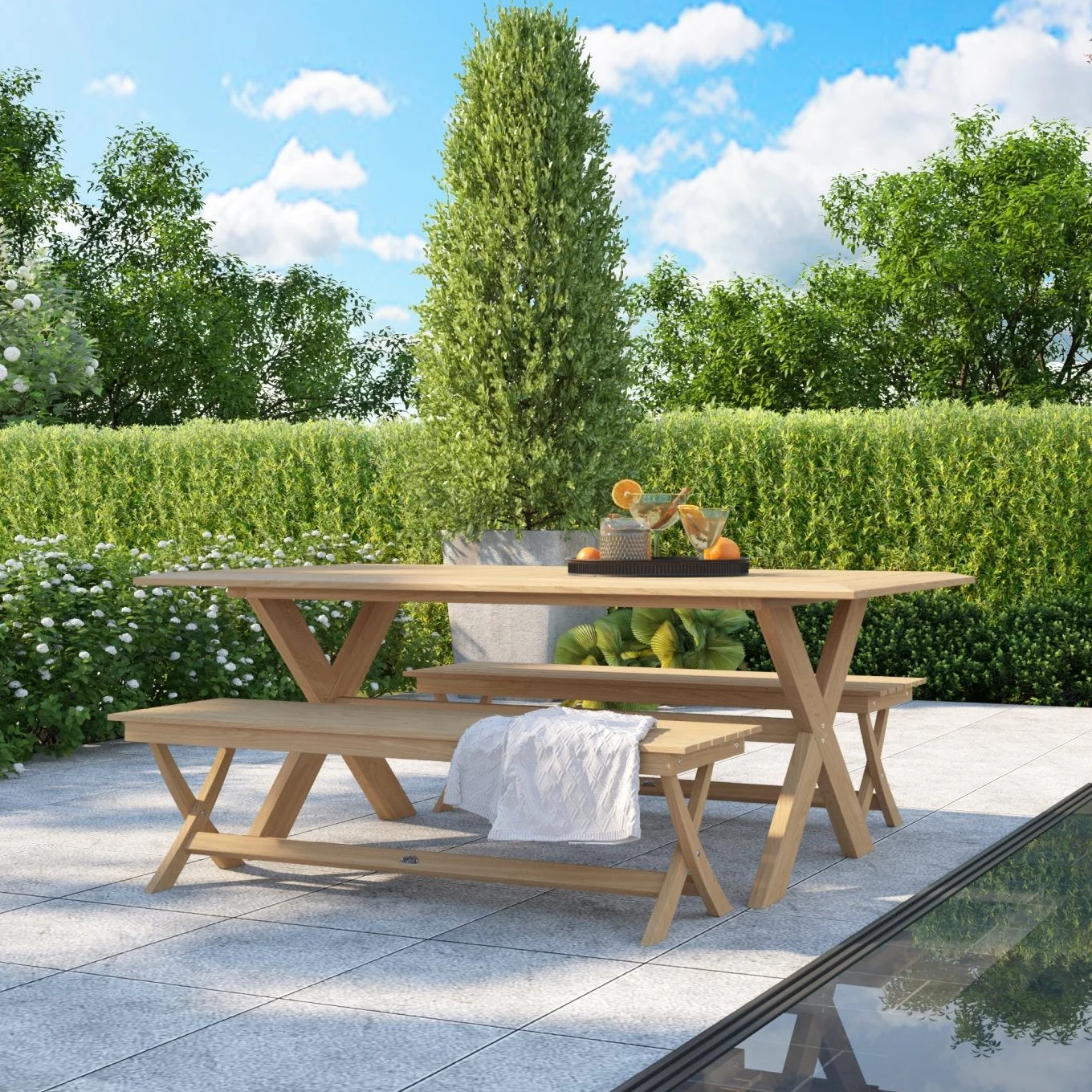 Veltrano Teak Dining Table
