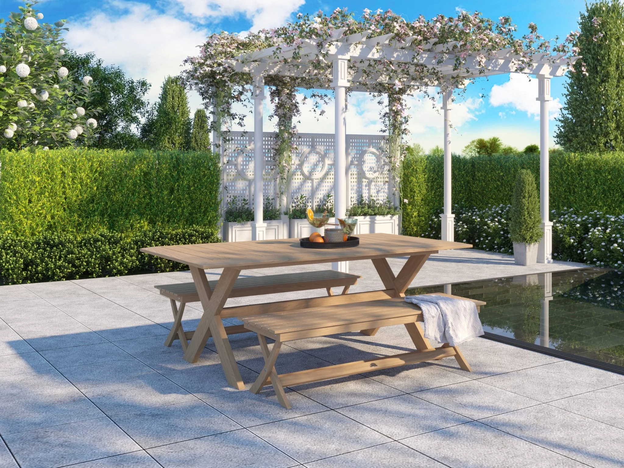 Veltrano Teak Dining Table - Image 3