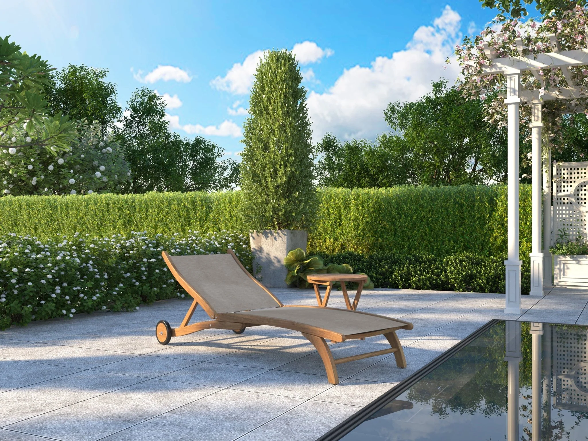 Vensari Teak Chaise - Image 14