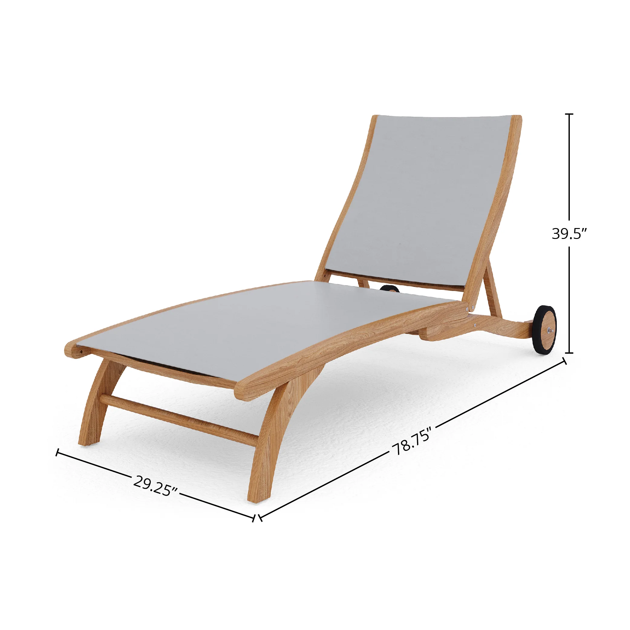 Vensari Teak Chaise - Image 24