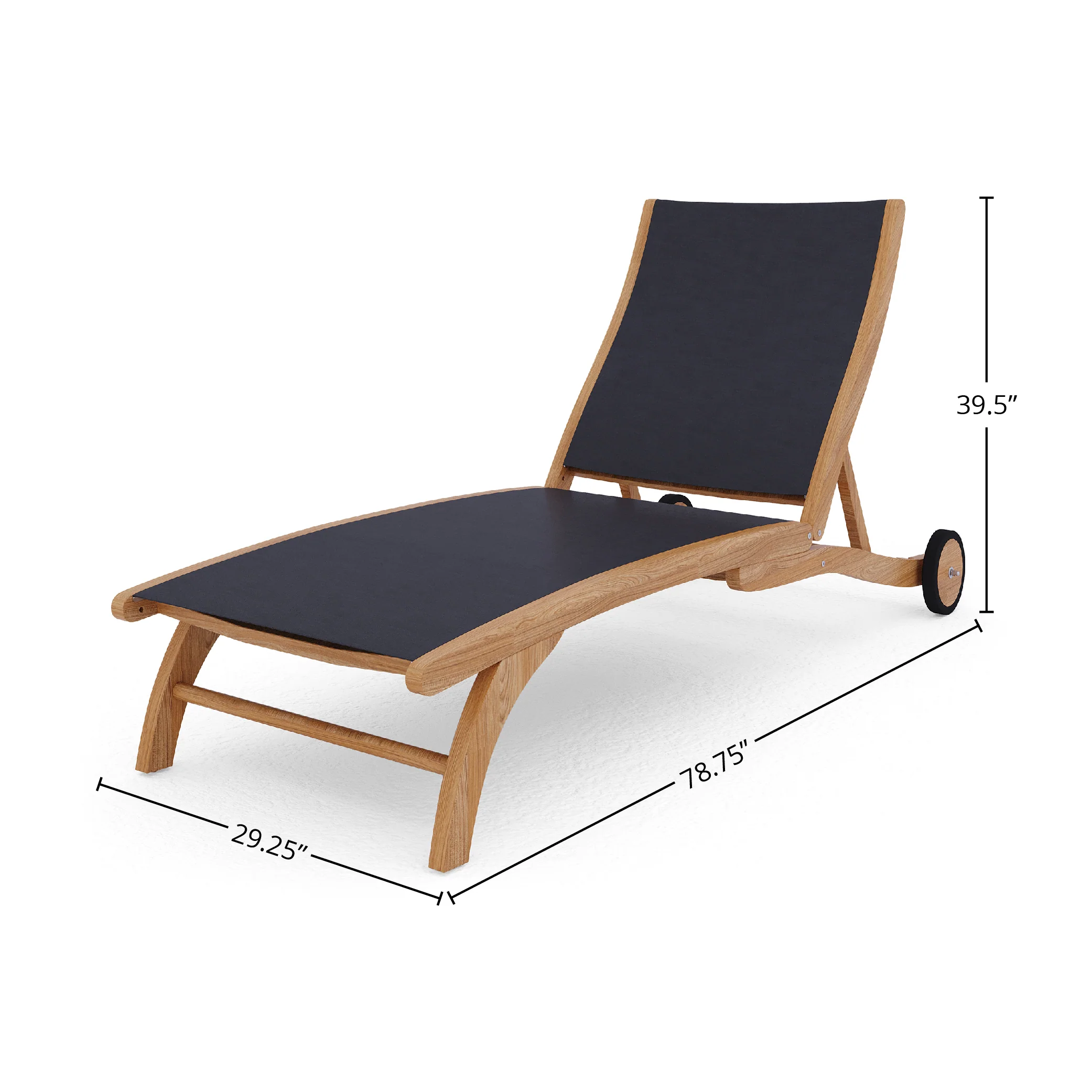 Vensari Teak Chaise - Image 6