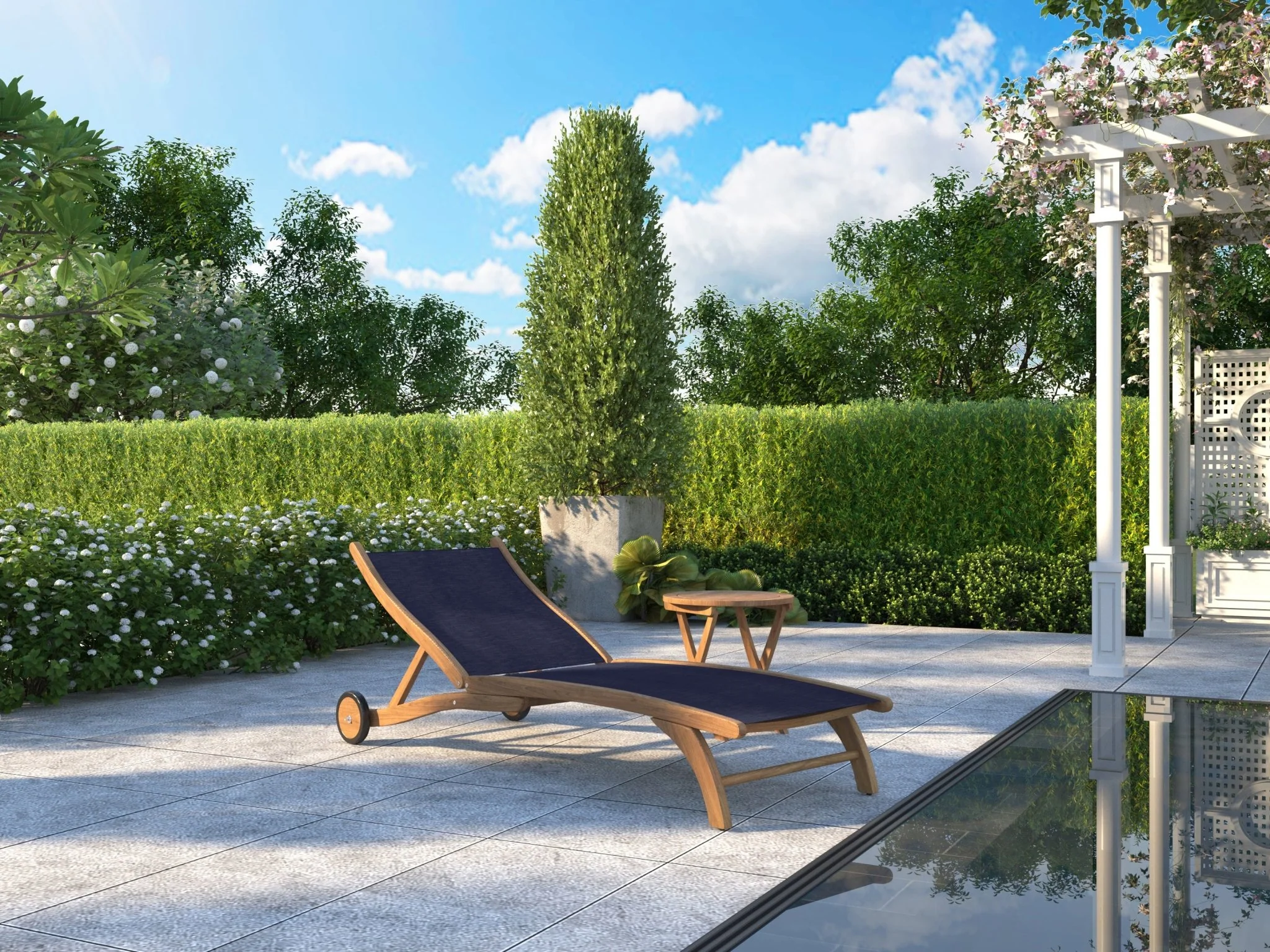 Vensari Teak Chaise - Image 8