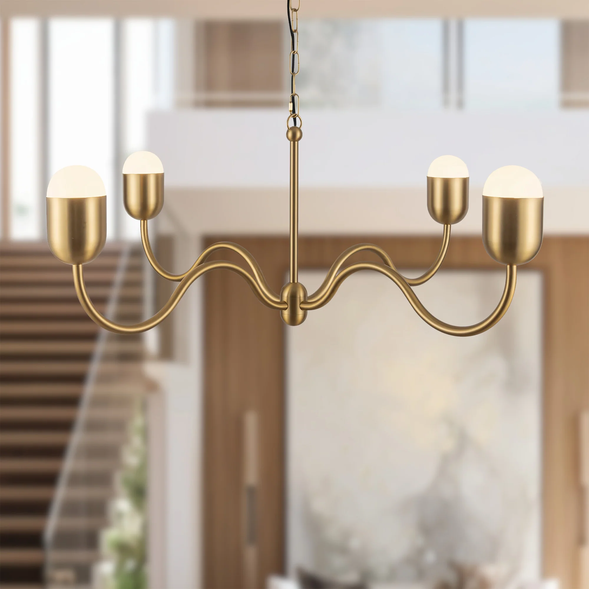 Verado Opal Glass Chandelier - Image 14