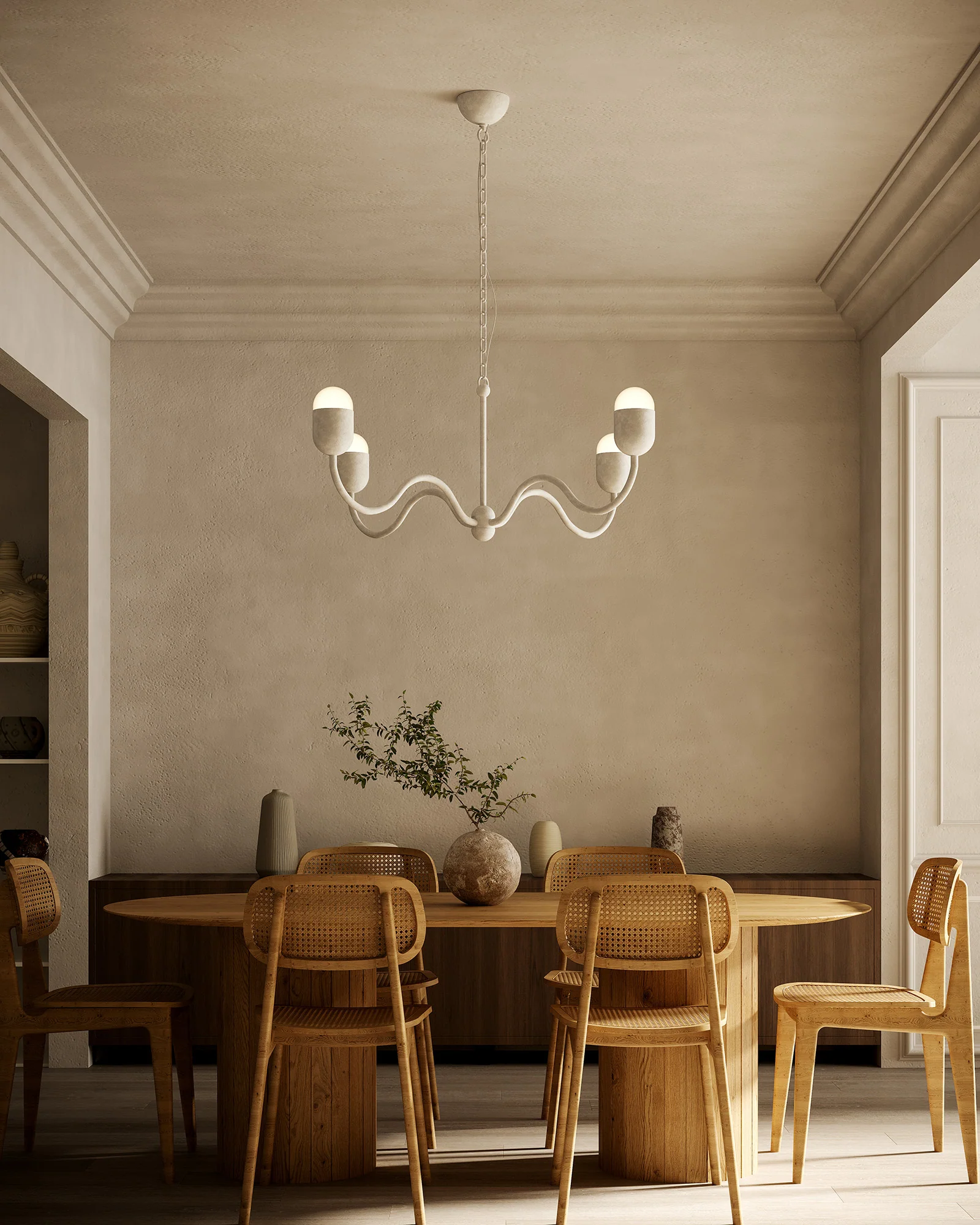 Verado Opal Glass Chandelier - Image 26