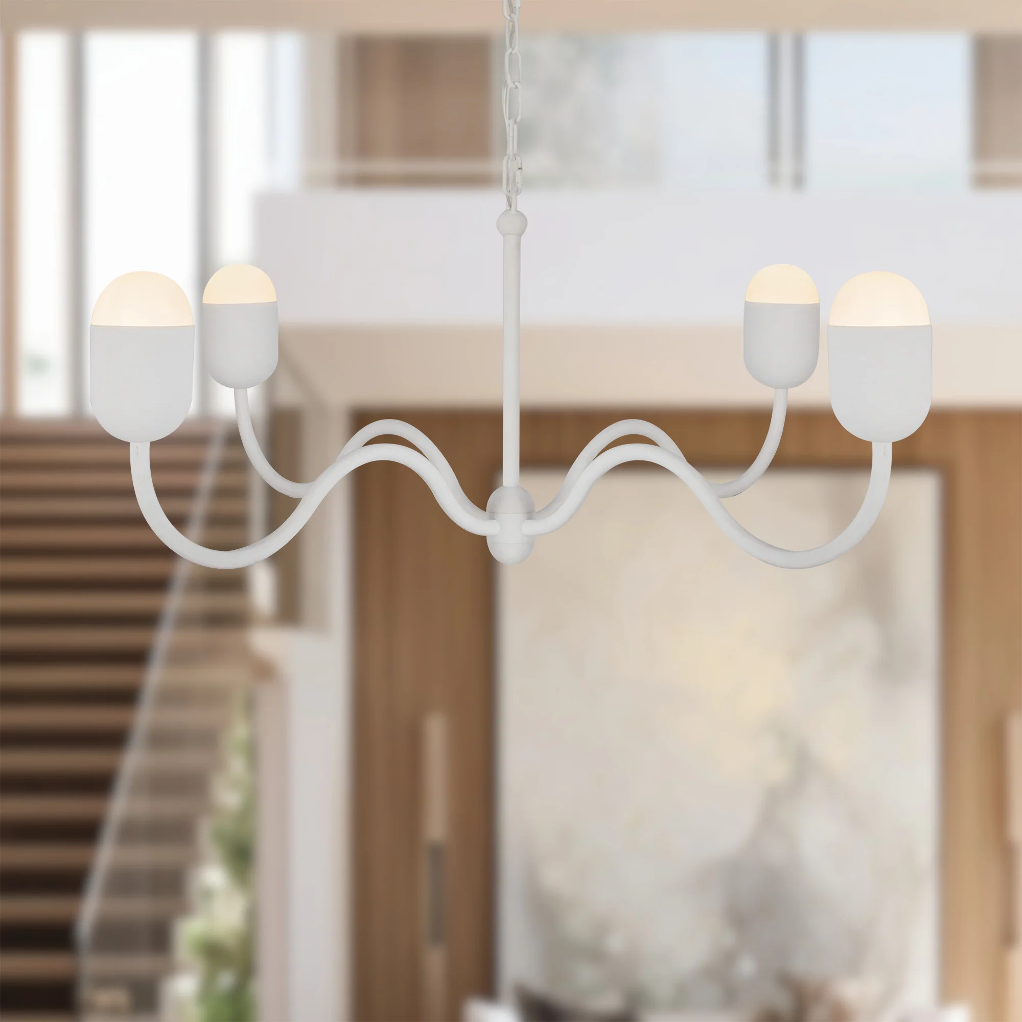 Verado Opal Glass Chandelier - Image 27