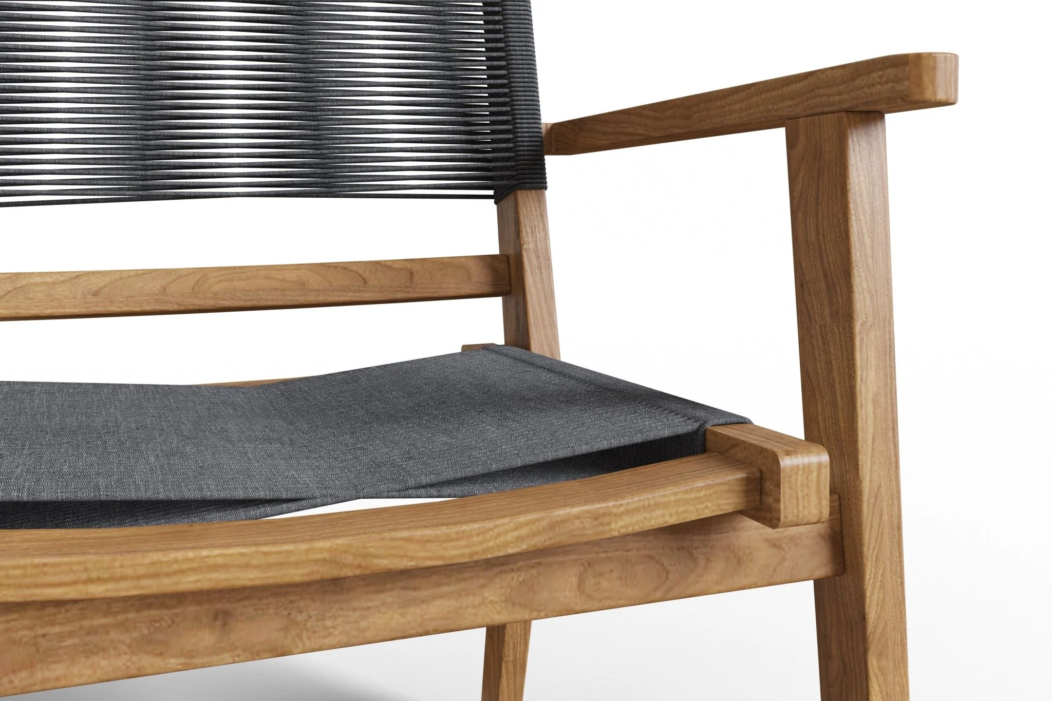 Virella Teak Stacking Chair - Set of 2 - Image 5