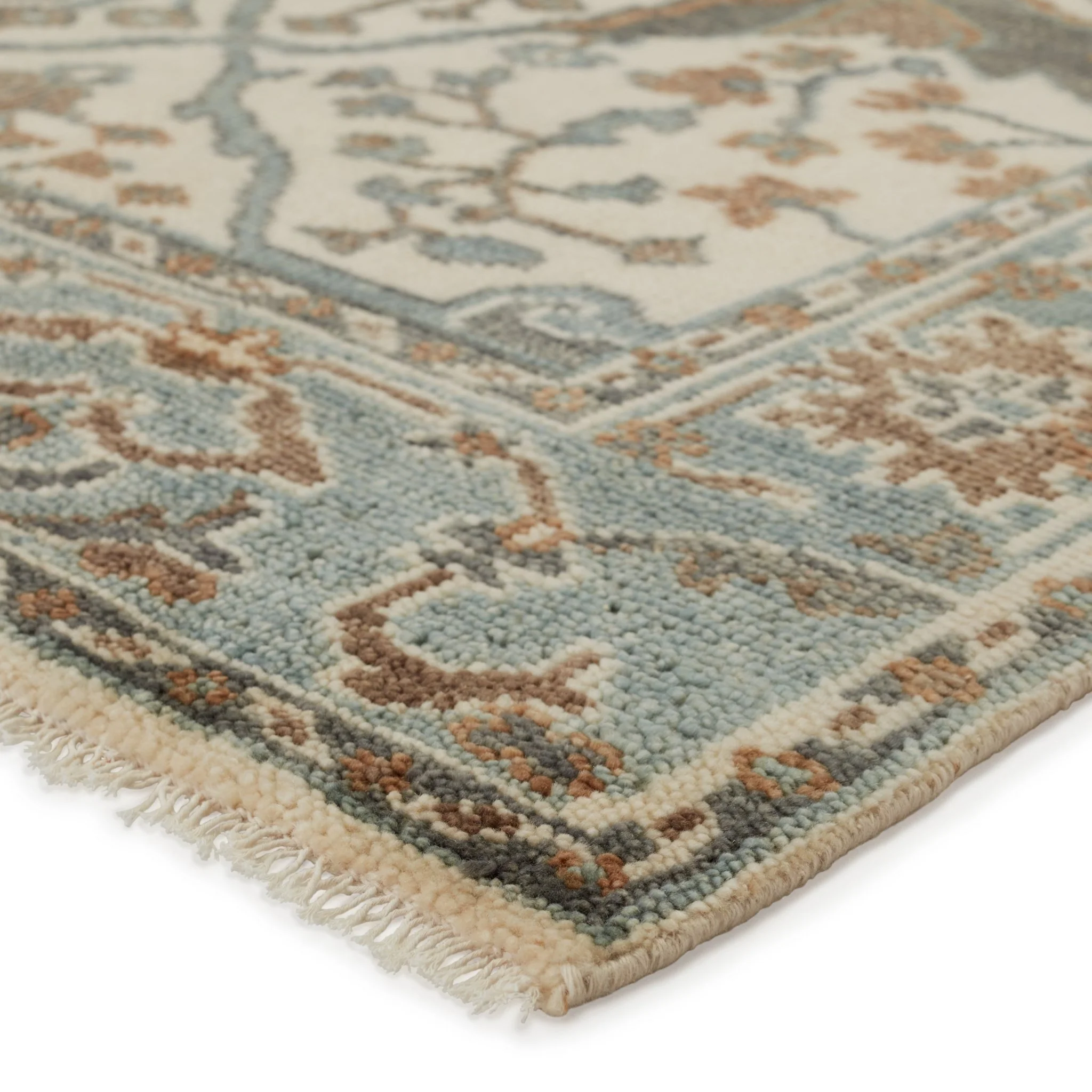 Virelle Scroll Wool Rug - Image 6
