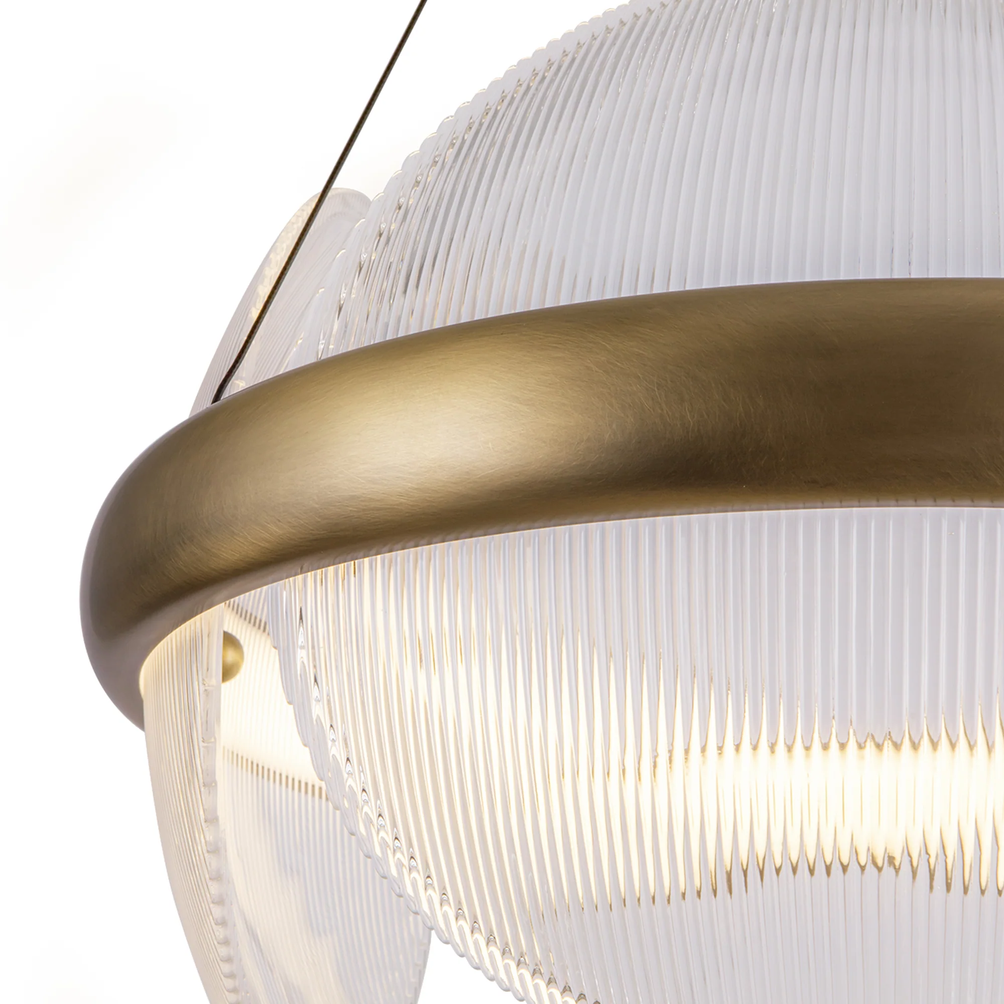 Virelli Ribbed Glass Chandelier - Image 12