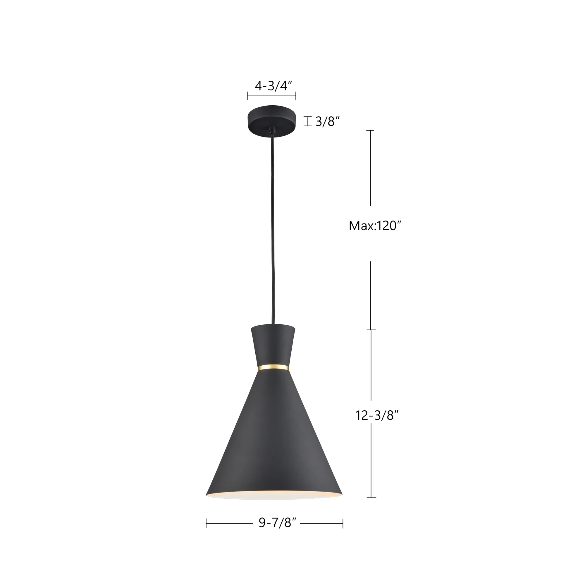 Virello Metal Pendant Lamp - Image 3