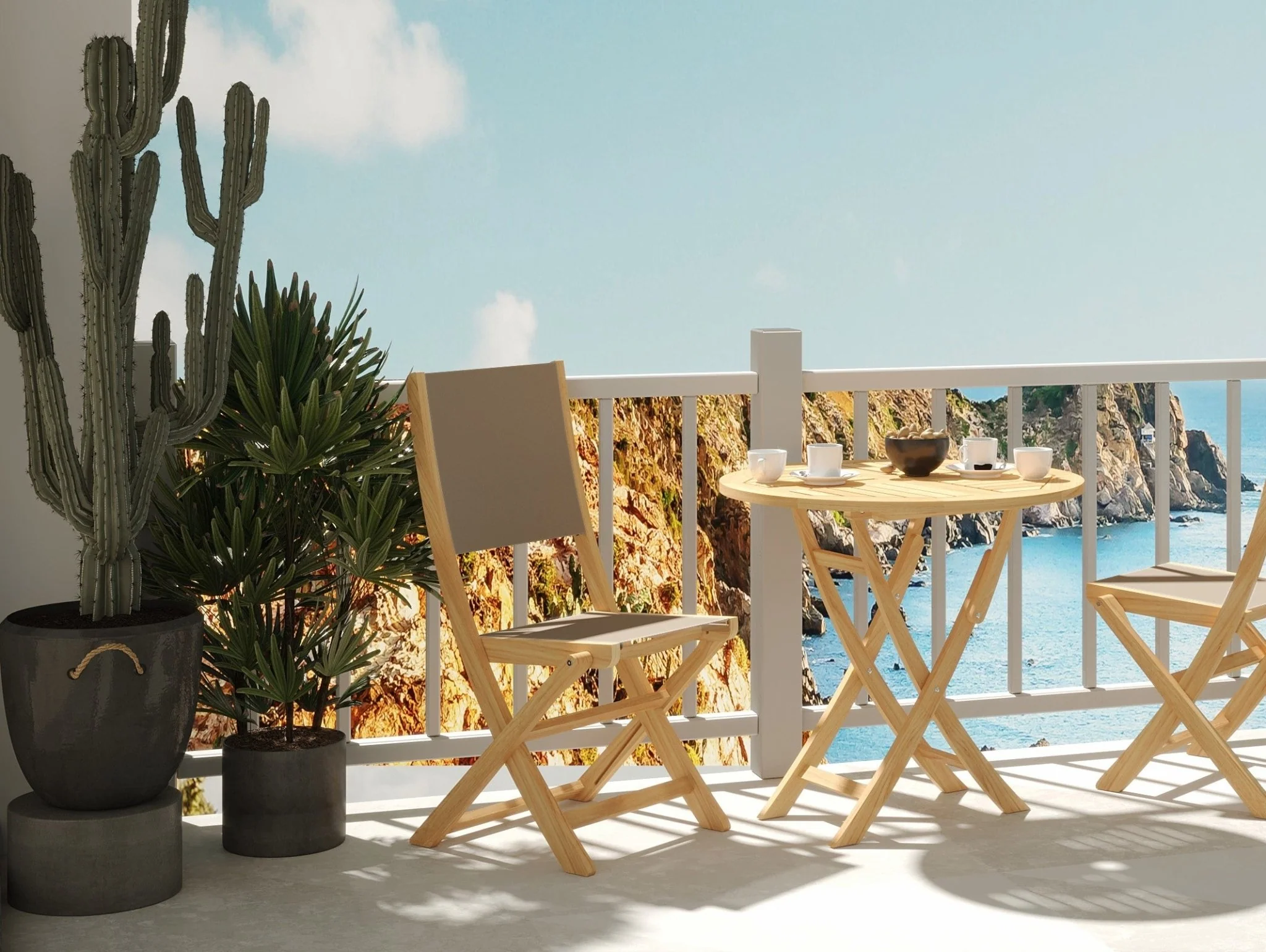 Virelto Teak Folding Chair - Image 14