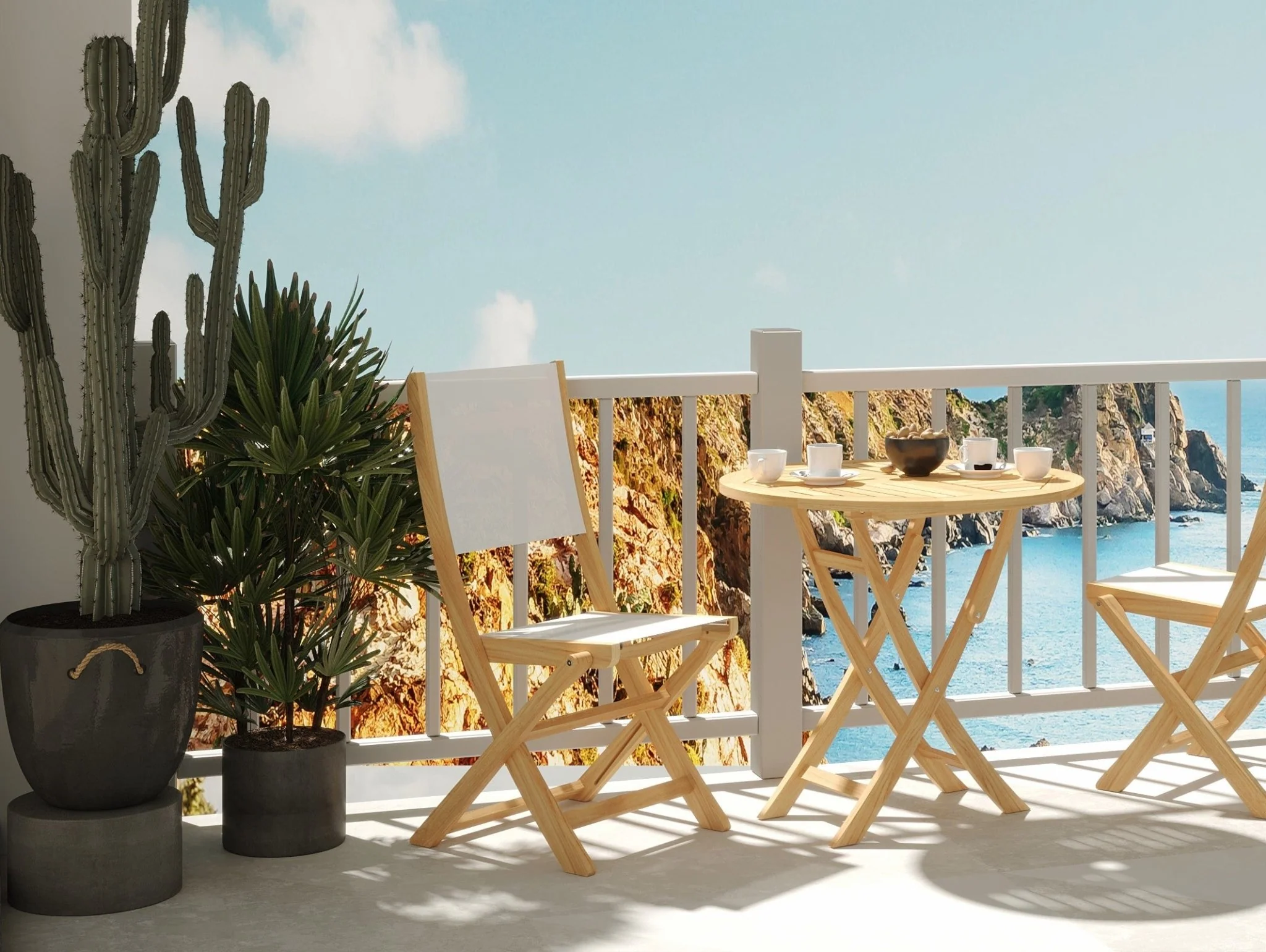 Virelto Teak Folding Chair - Image 20