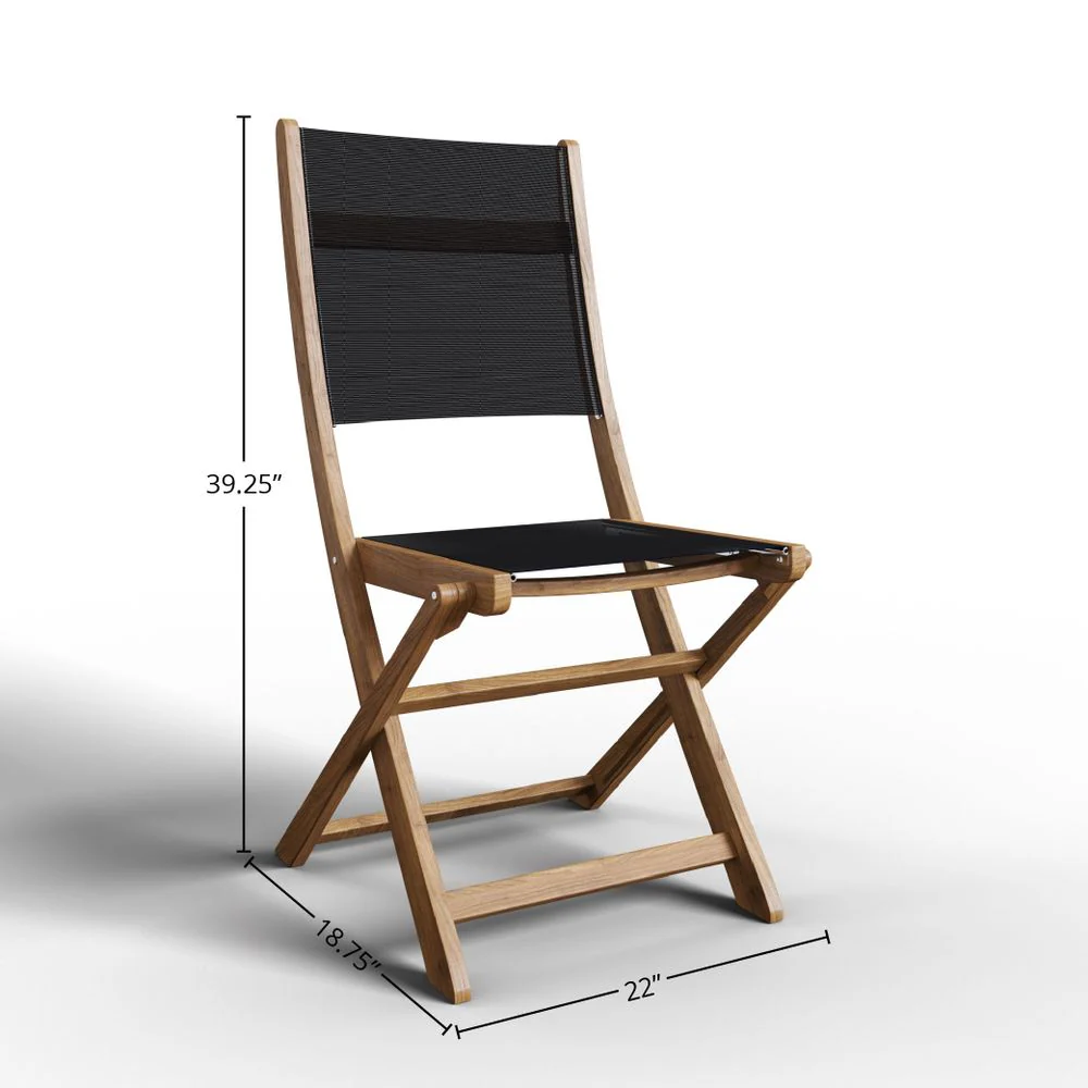 Virelto Teak Folding Chair - Image 6