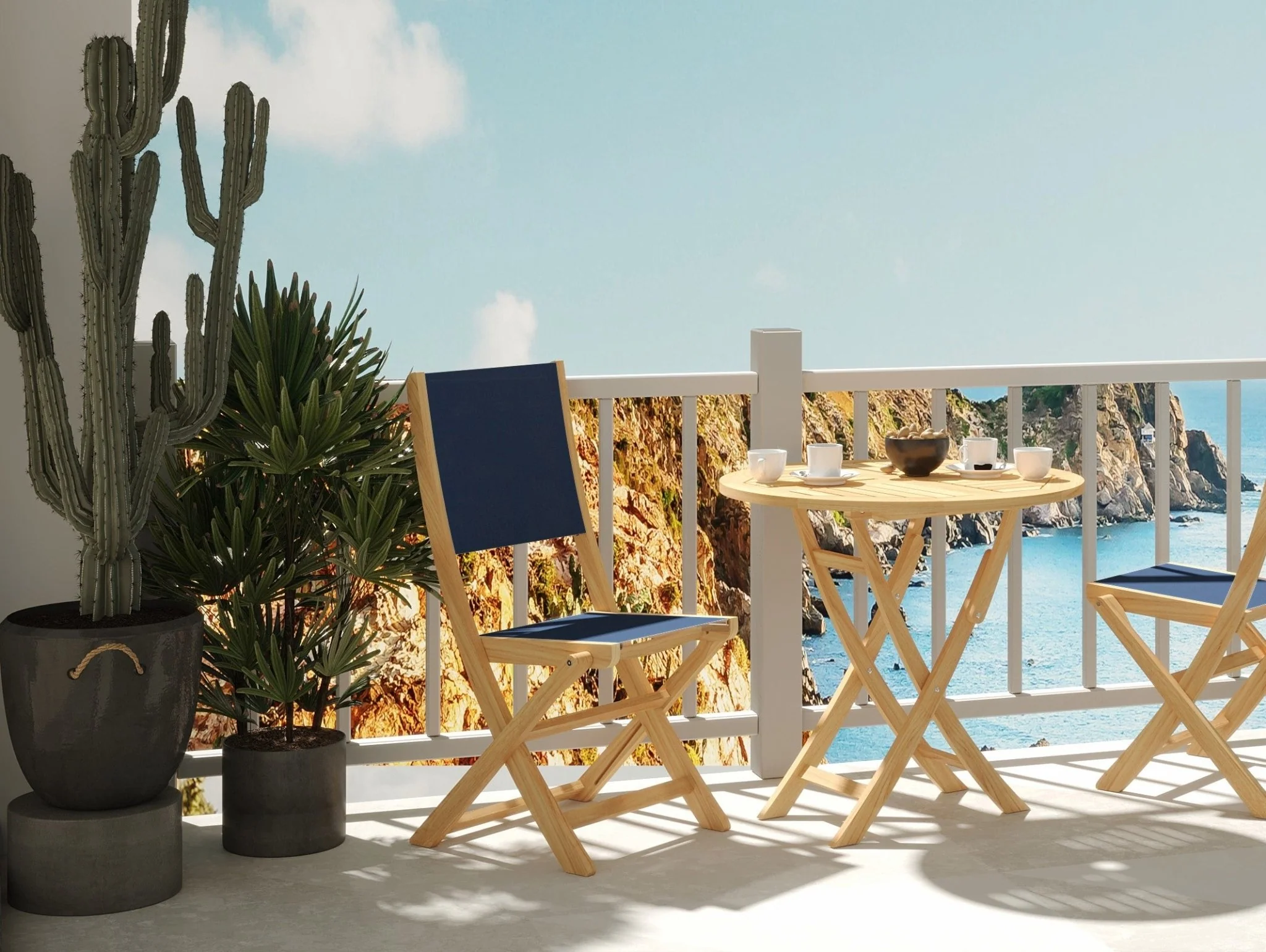 Virelto Teak Folding Chair - Image 8