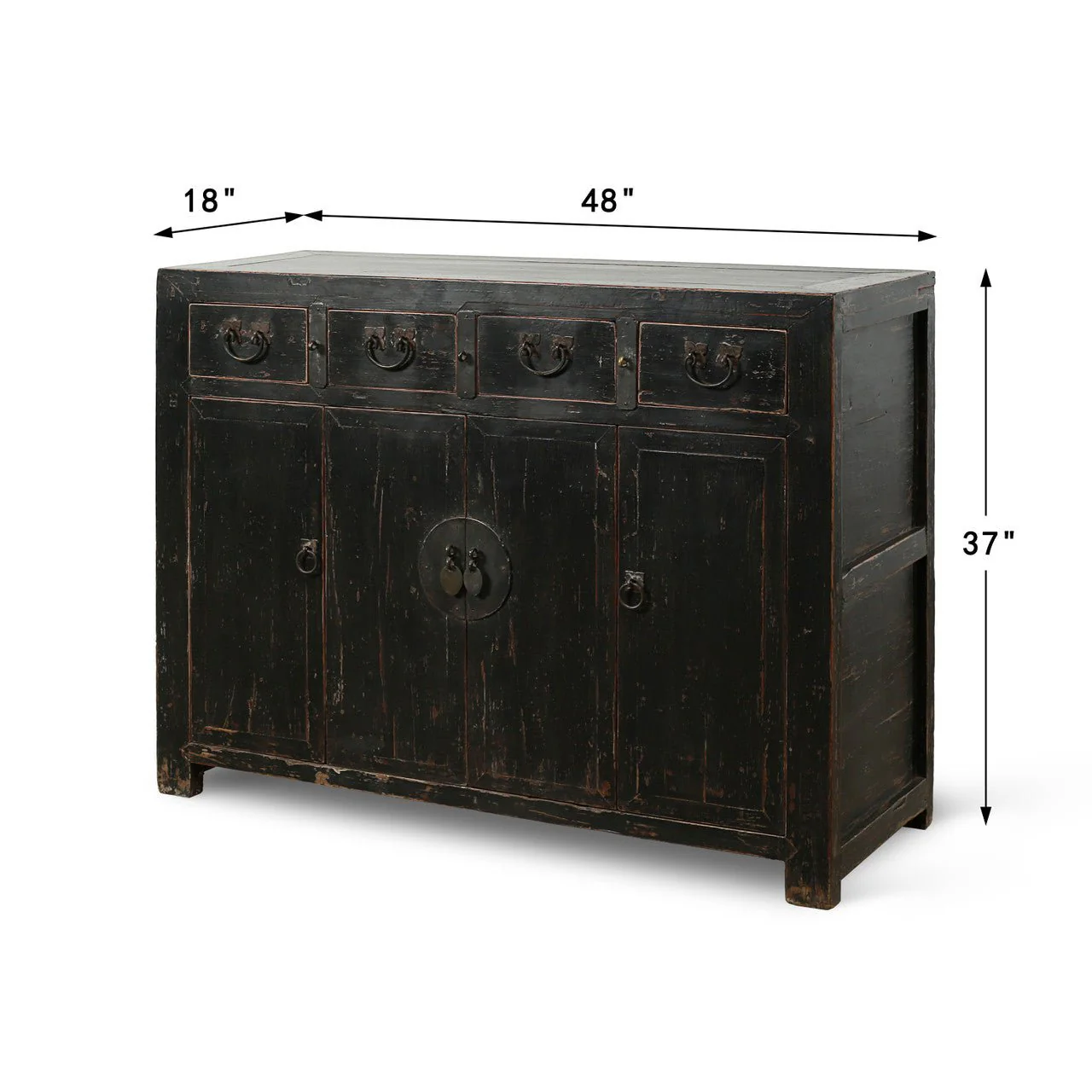 Wang Black Lacquer Sideboard - Image 3