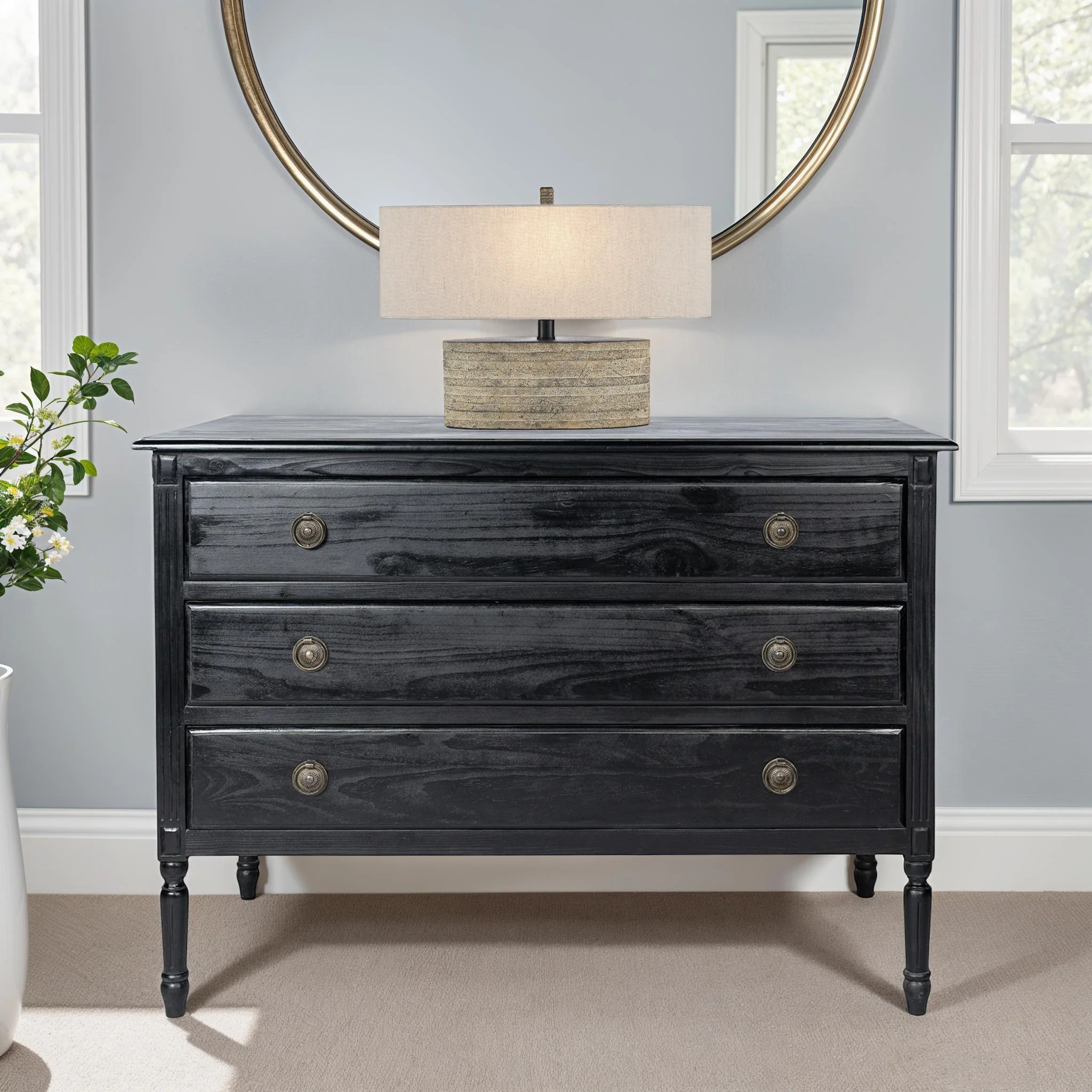 Harrisburg 3 Drawer Dresser - Image 10