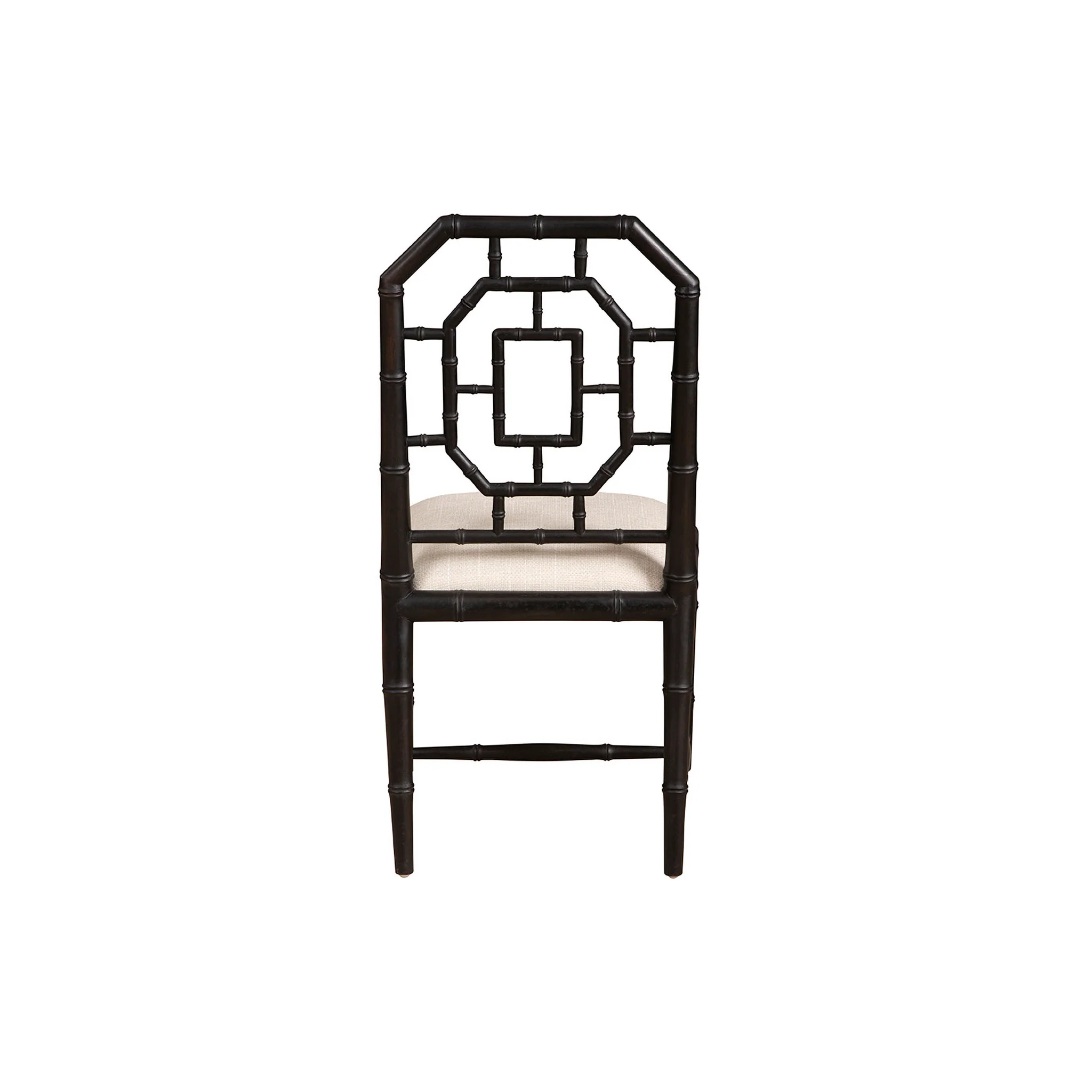 Xiang Black Bamboo Arm Chair - Image 3