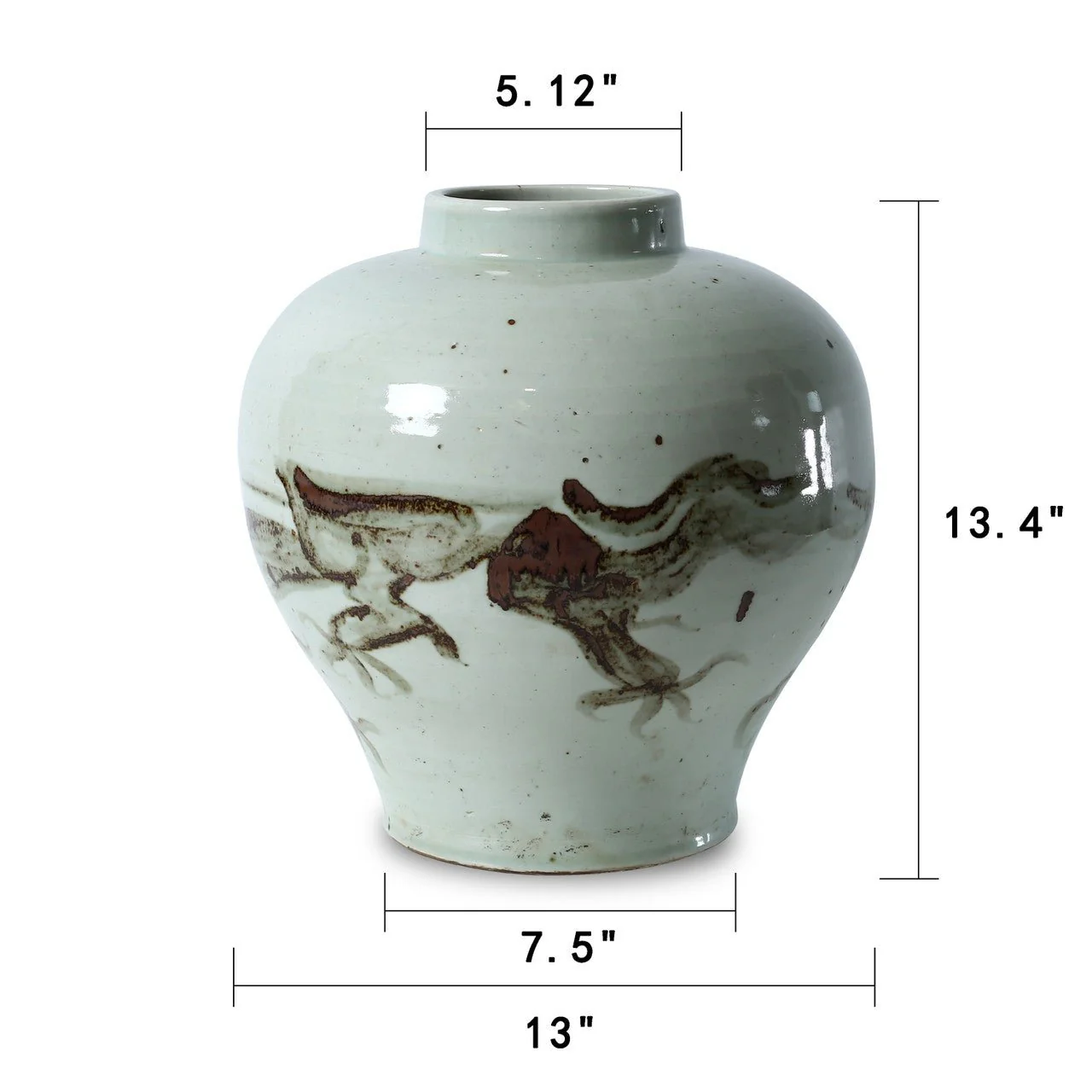 Yunhai Glazed Dragon Vase - Image 3