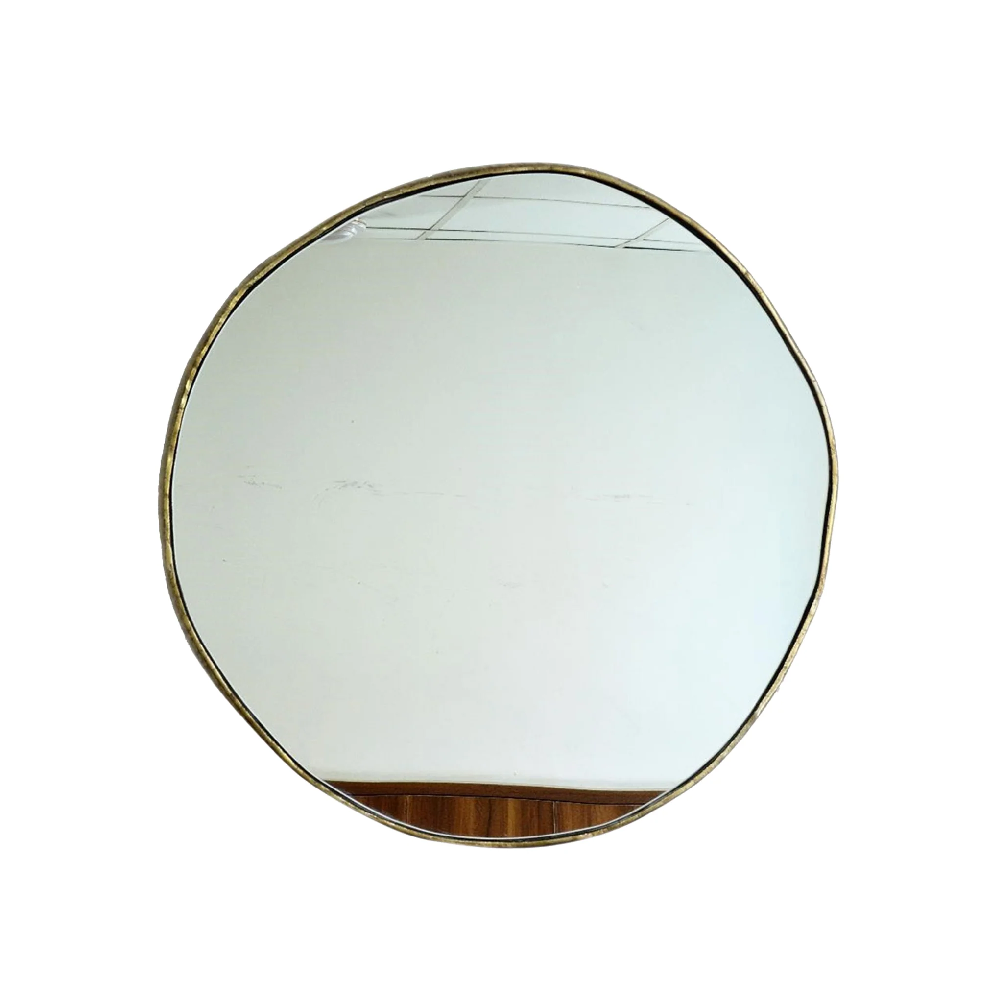 Zaffre Brass Finish Mirror