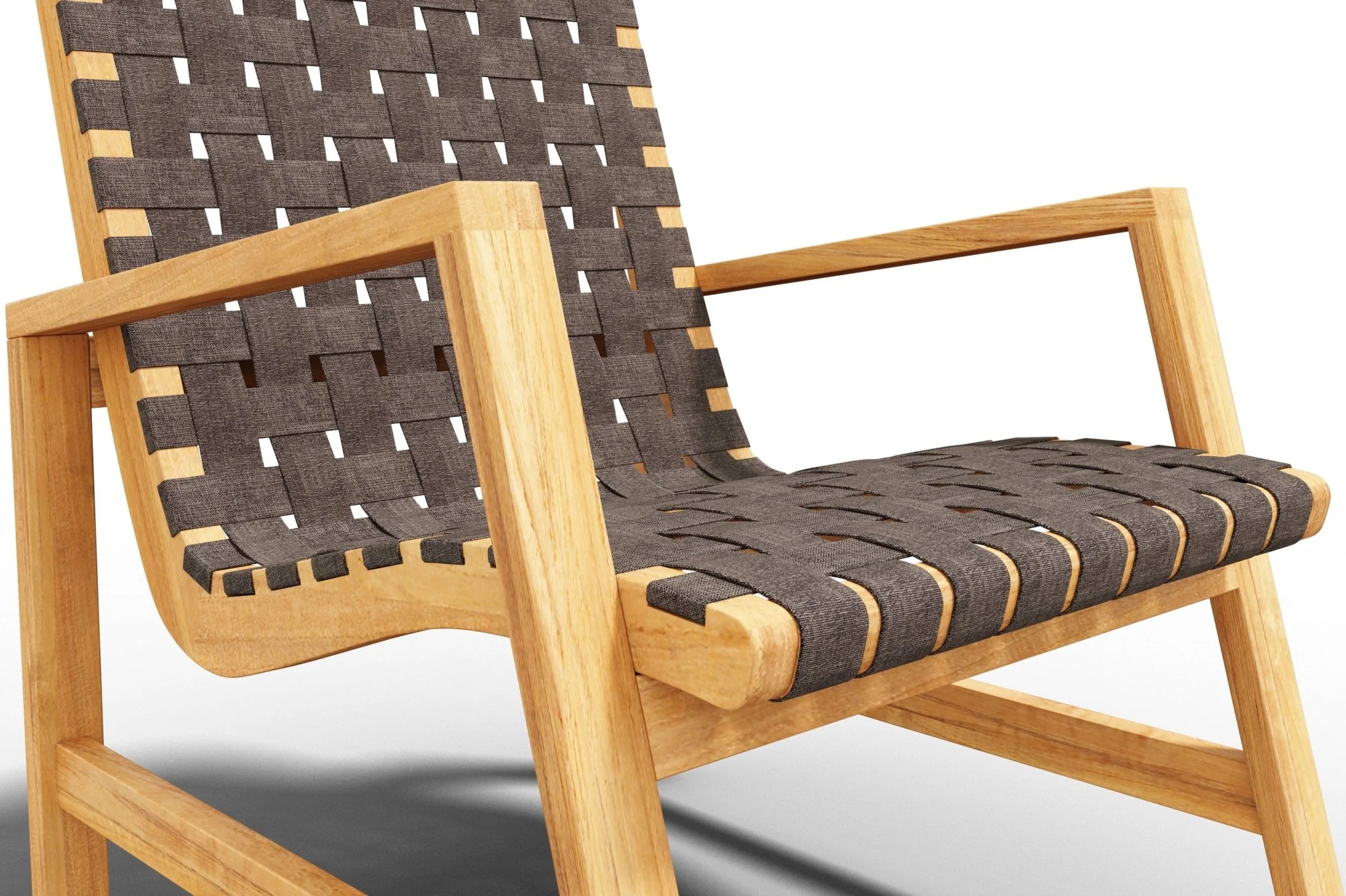 Zarien Teak Lounge Chair - Image 4