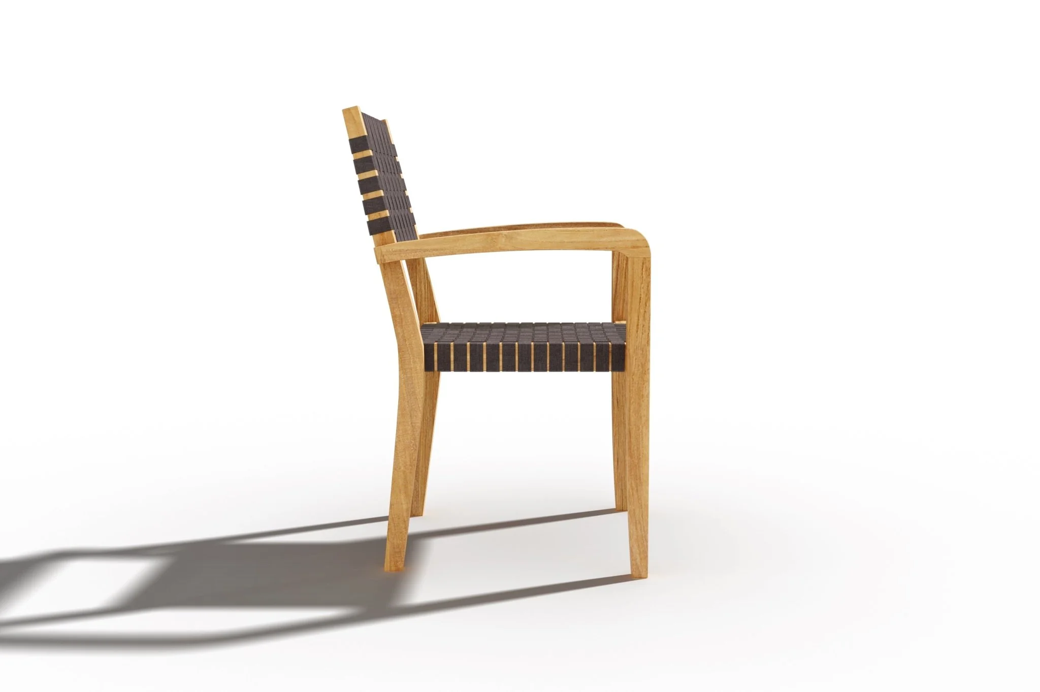Zarien Teak Woven Chair - Set of 4 - Image 5