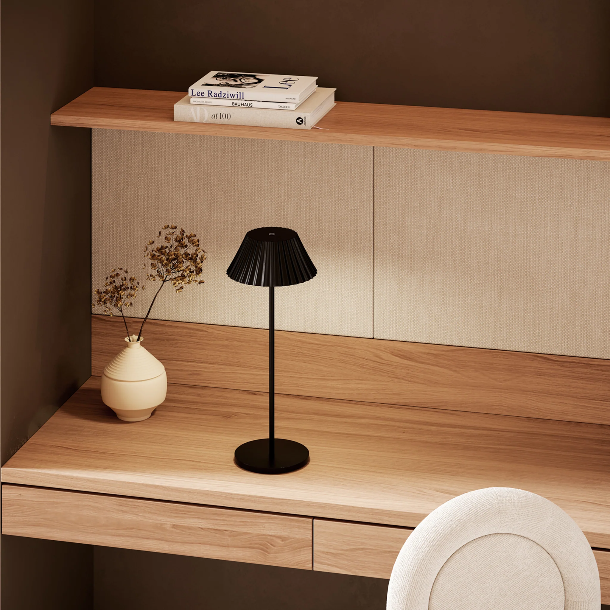 Zeraphine Pleated LED Lamp - Image 2
