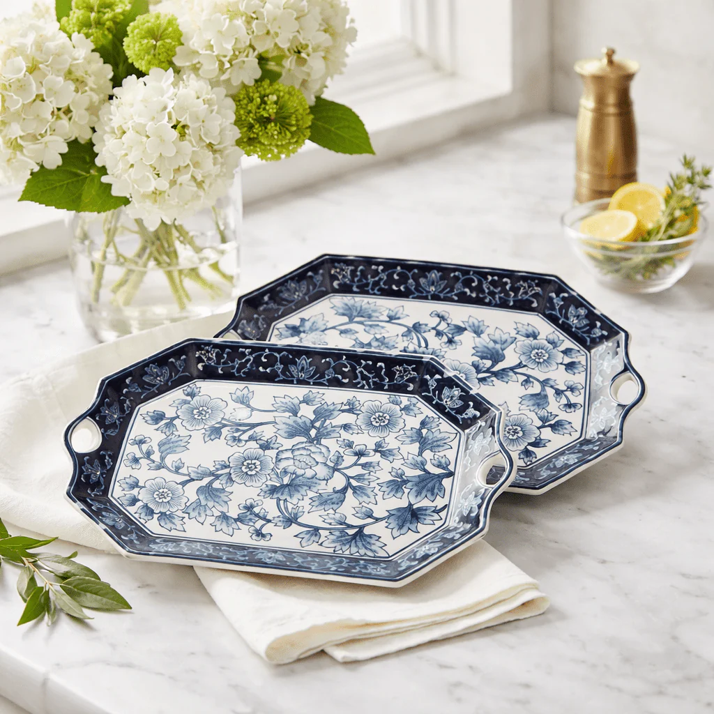 Zeravshan Porcelain Platters