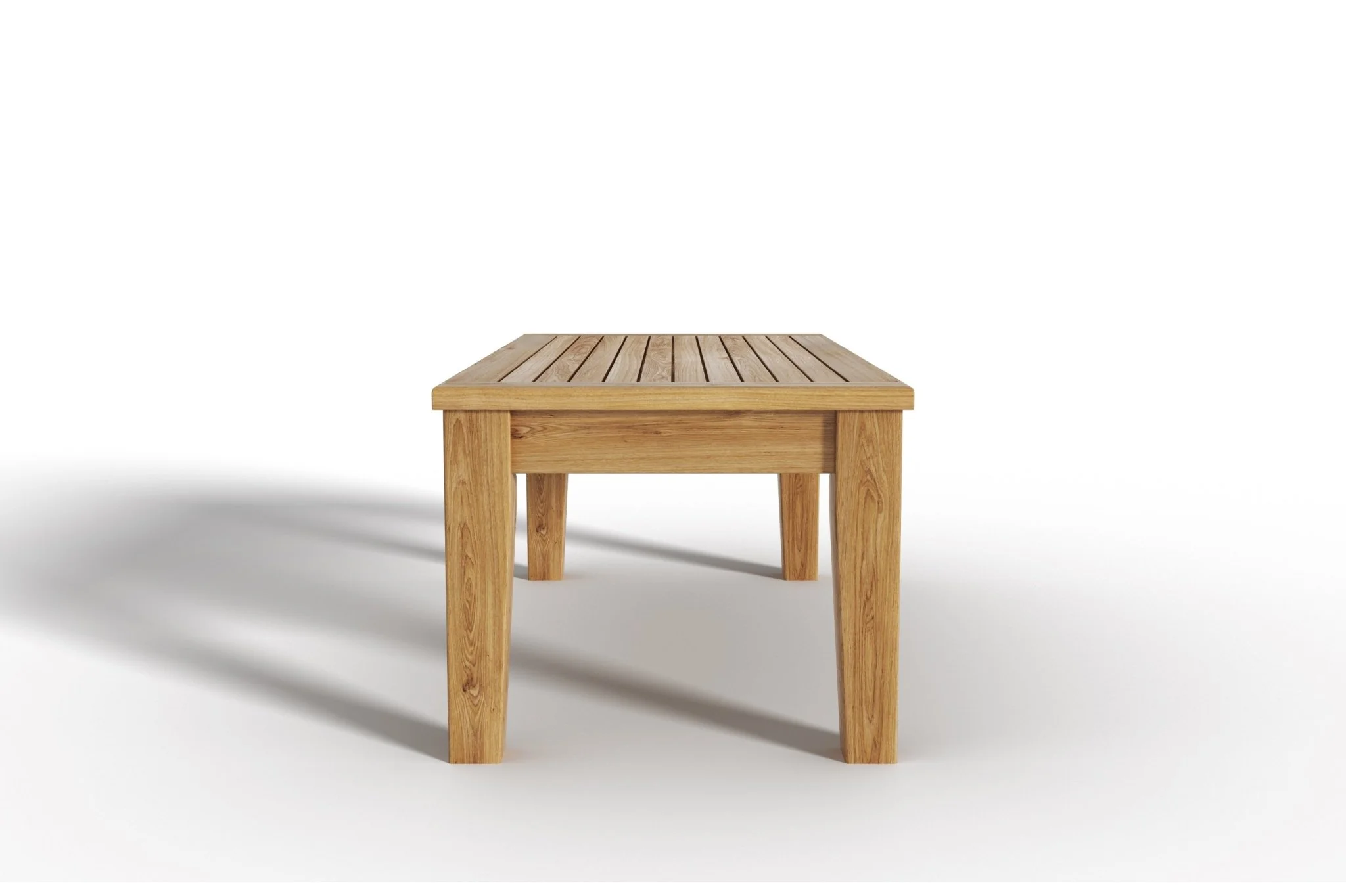 Zeretta Teak Outdoor Coffee Table - Image 3