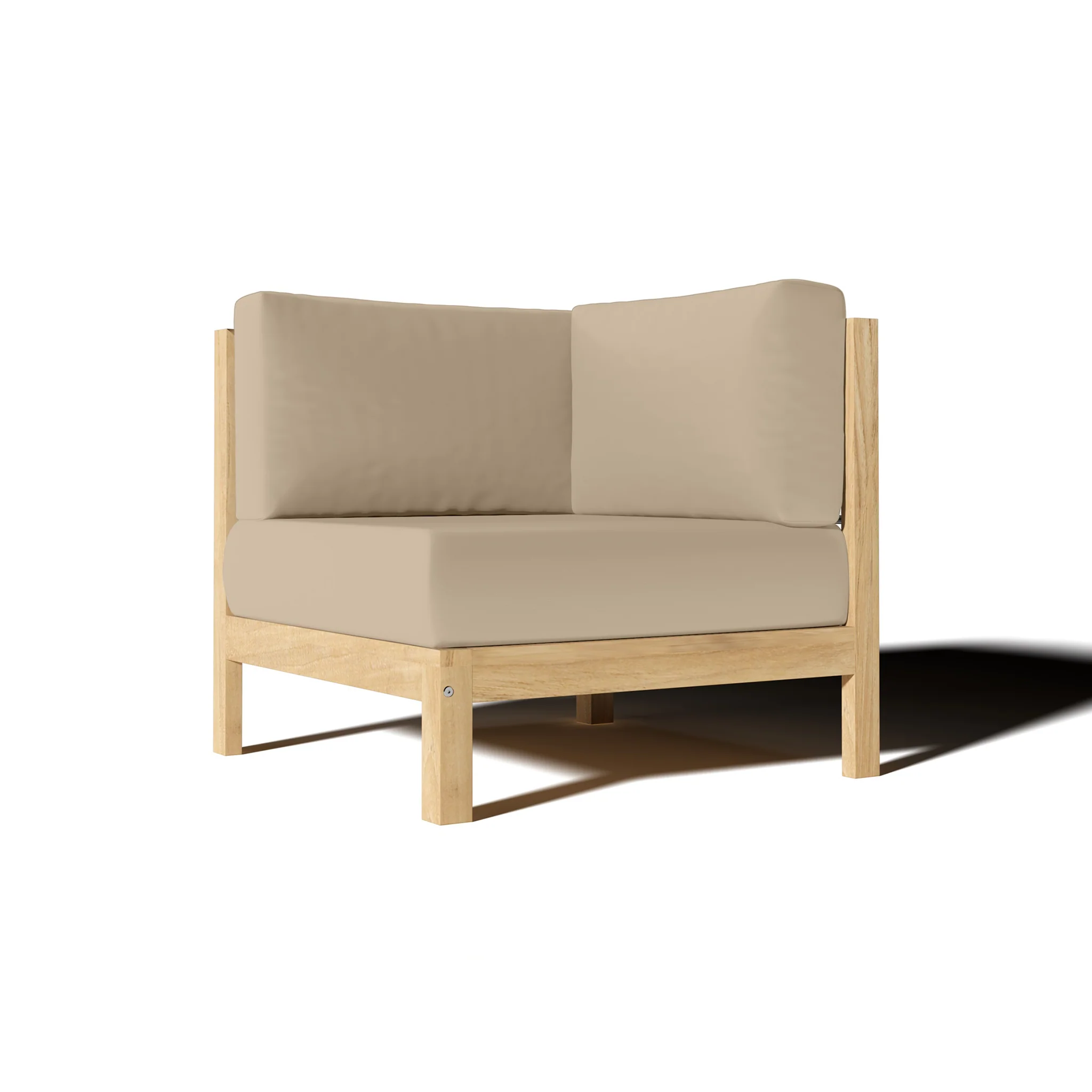 Zeretta Teak Corner Chair