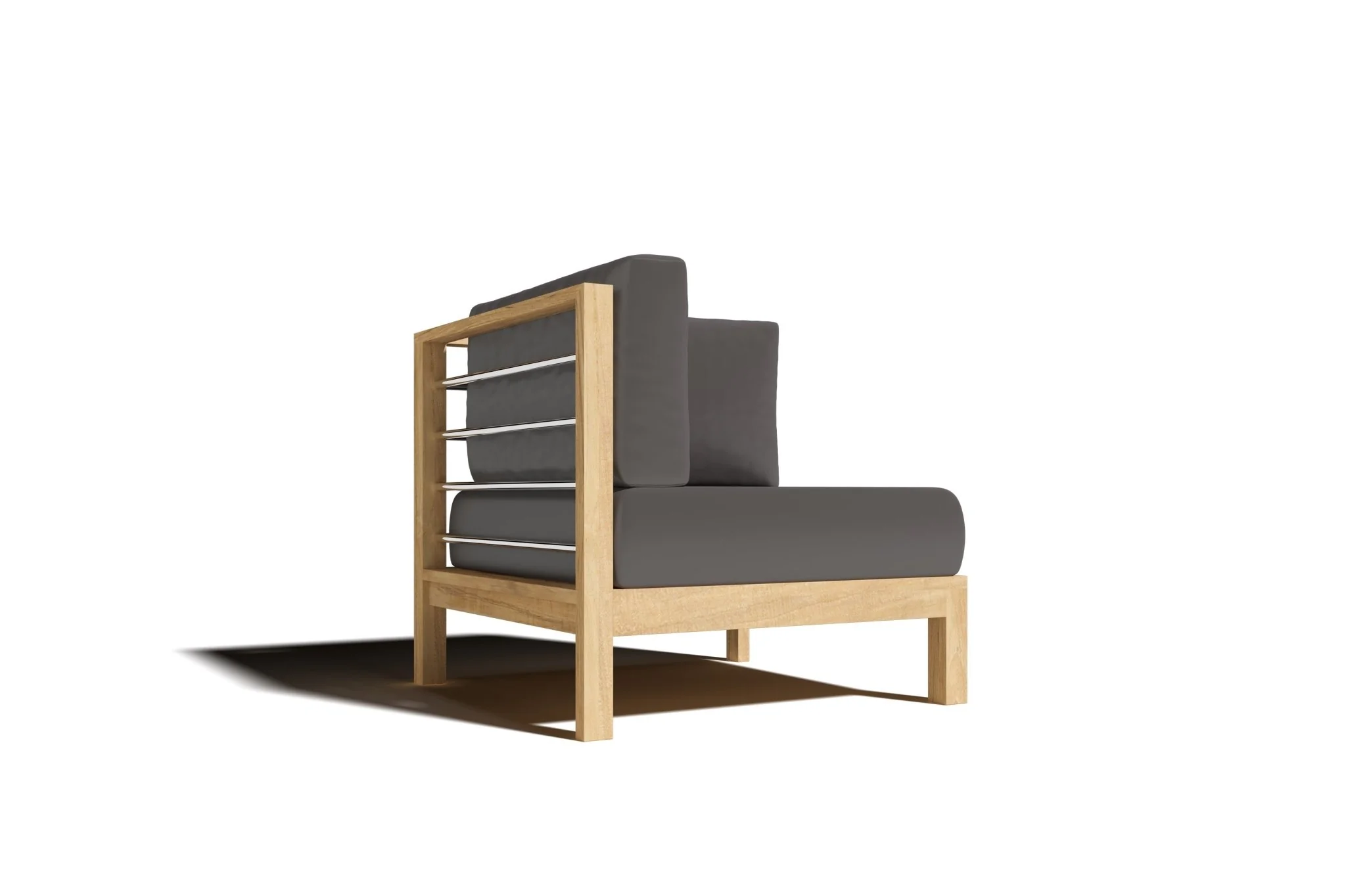 Zeretta Teak Corner Chair - Image 12
