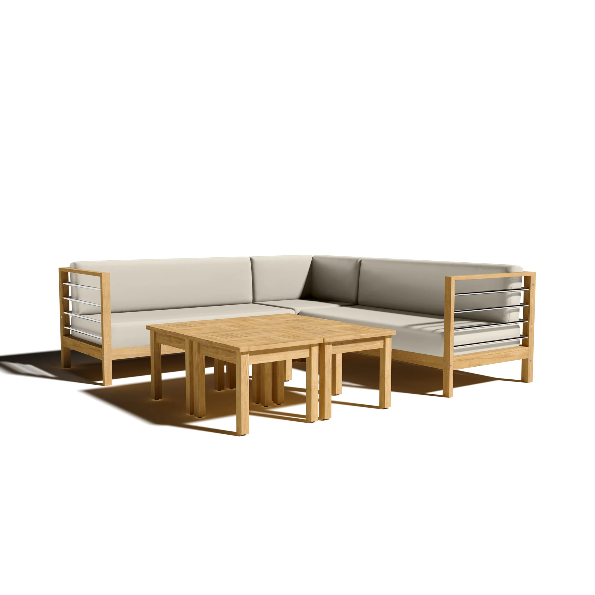Zeretta Teak Corner Chair - Image 24
