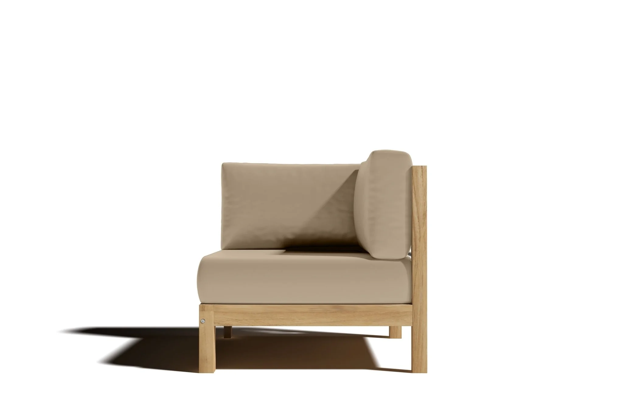 Zeretta Teak Corner Chair - Image 4