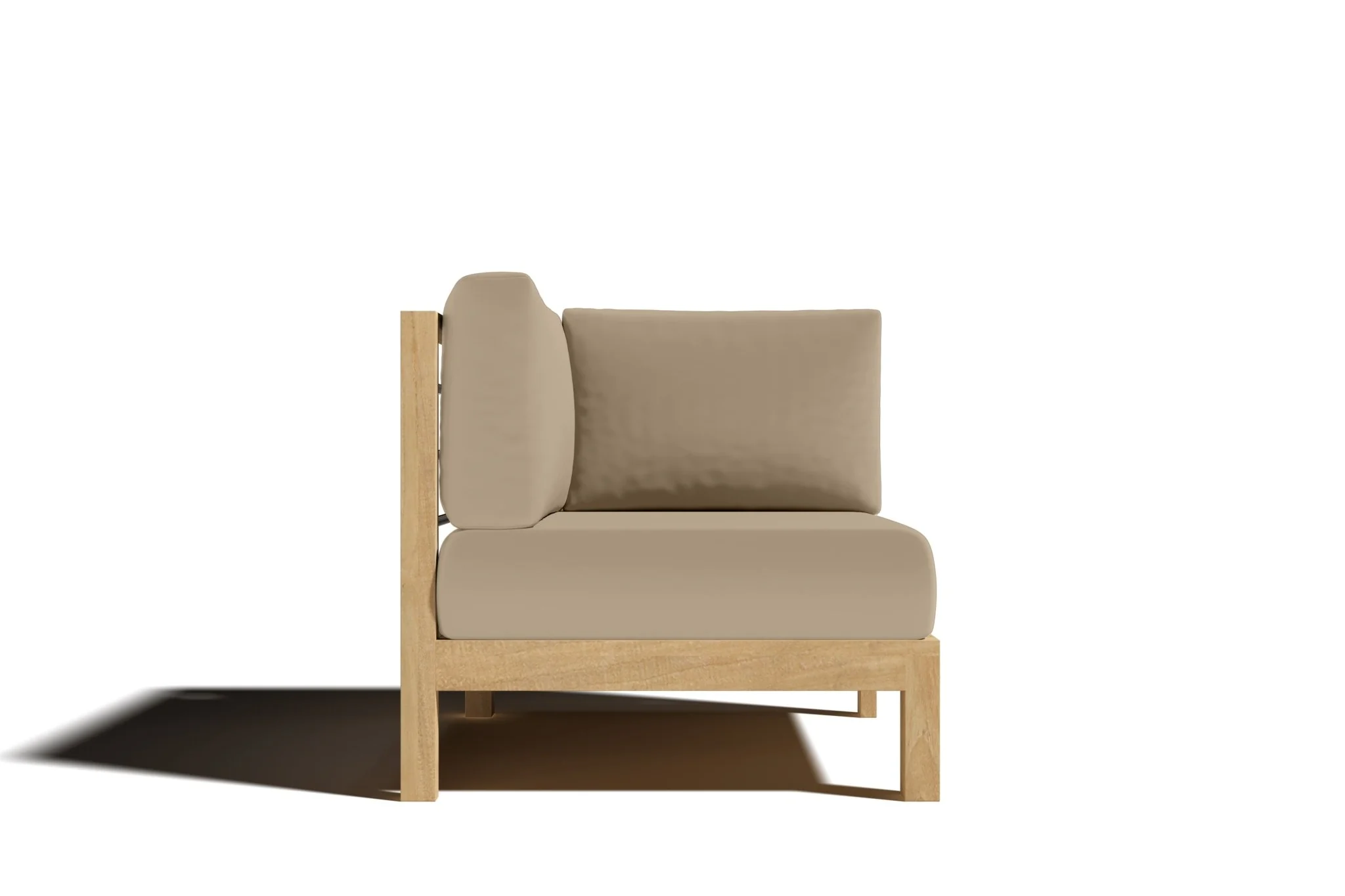 Zeretta Teak Corner Chair - Image 6