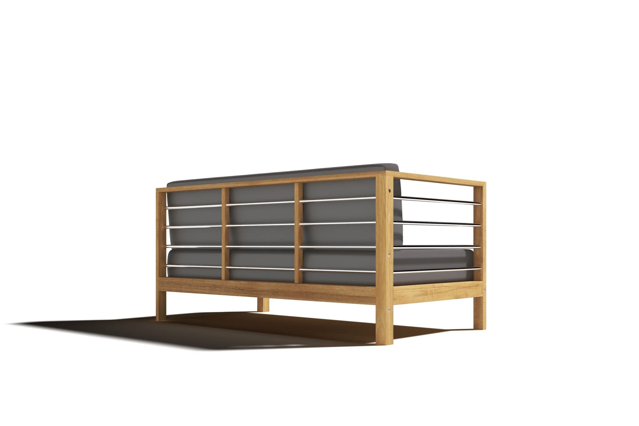 Zeretta Teak One Arm Sofa - Image 17