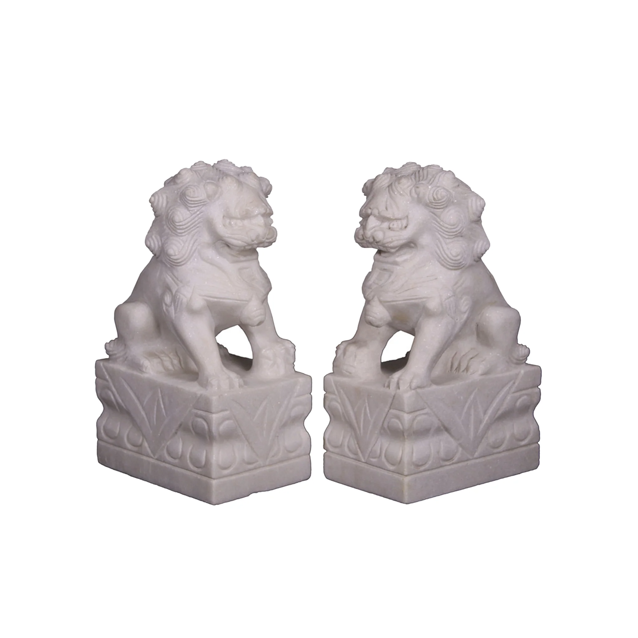 Zhenli Marble Guardian Lions - Image 2