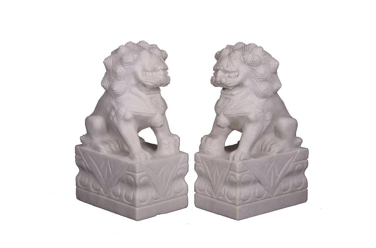 Zhenli Marble Guardian Lions - Image 3
