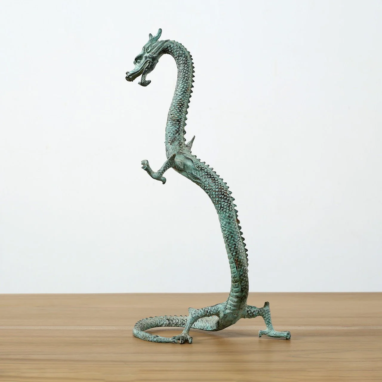 Zhenlo Bronze Dragon Sculpture - Image 6