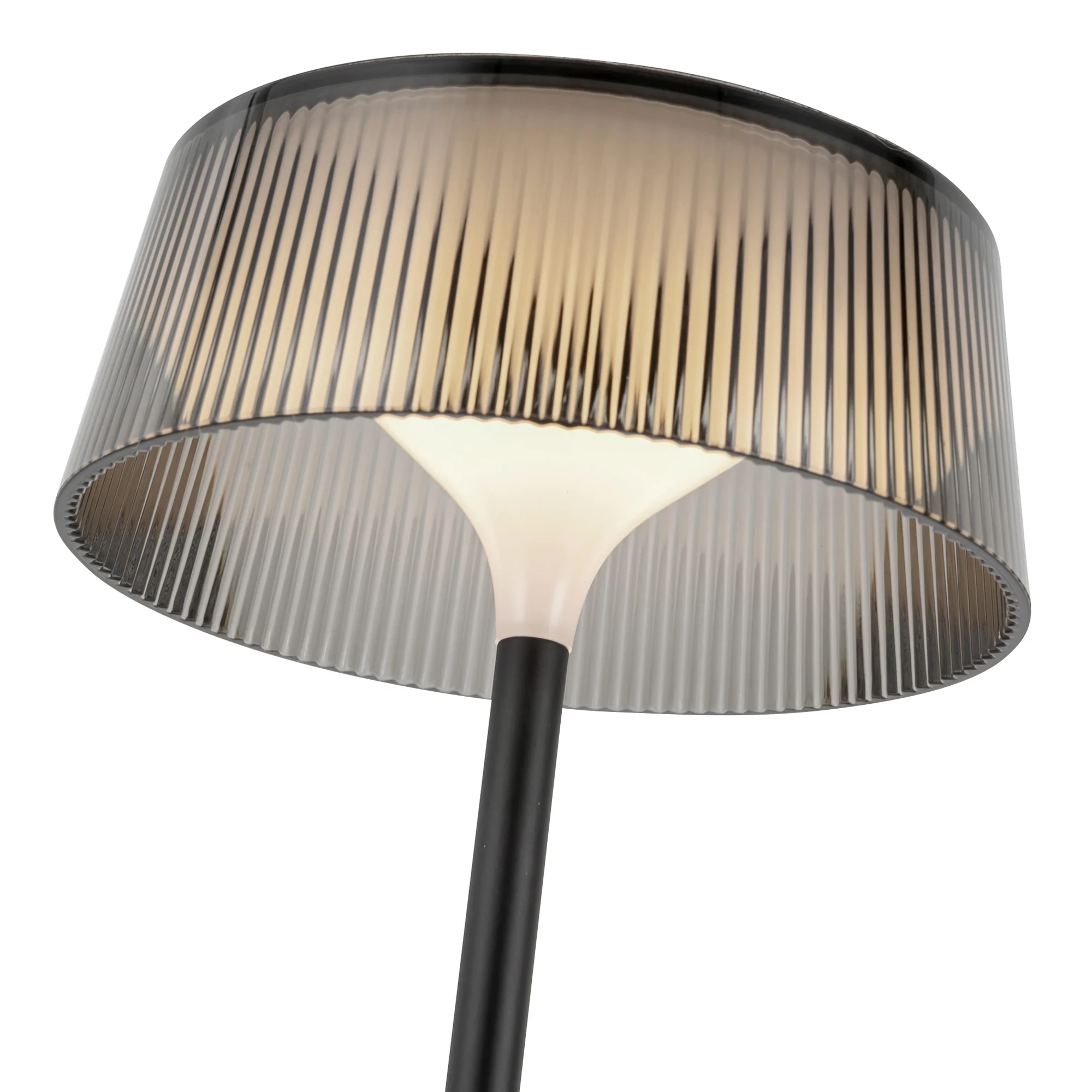 Zyphora Ribbed Glass Lamp - Image 3