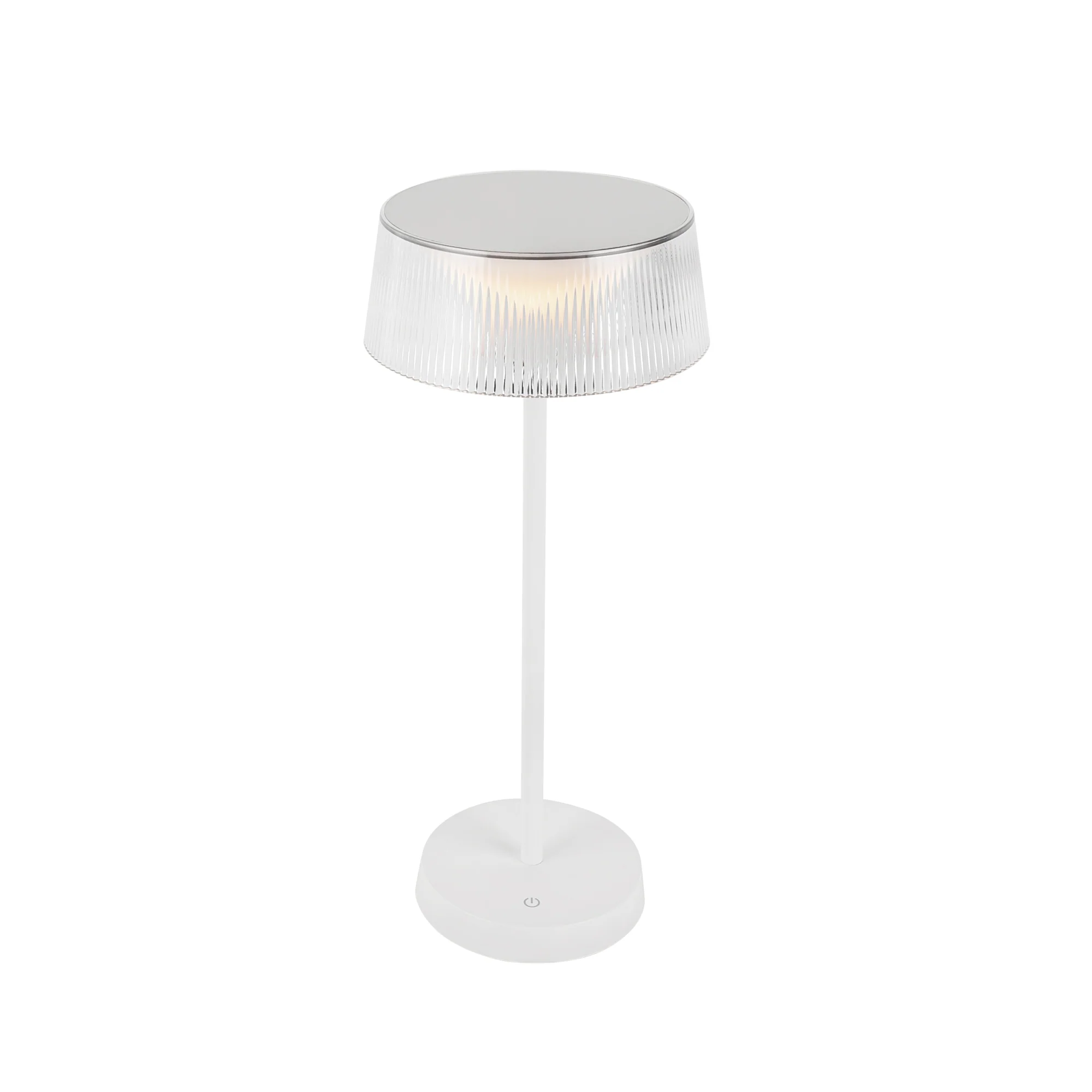 Zyphora Ribbed Glass Lamp - Image 5